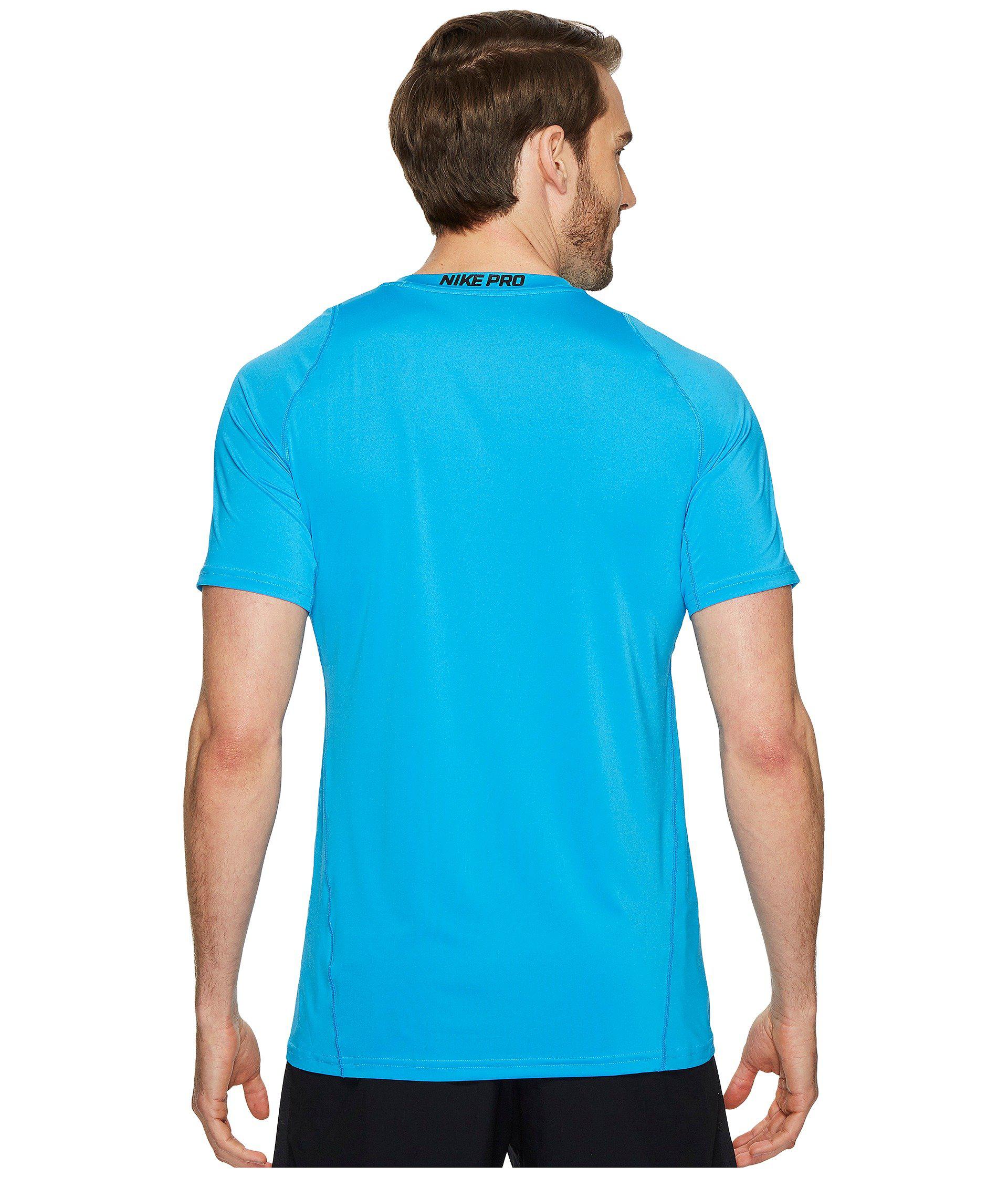 nike pro fitted short sleeve