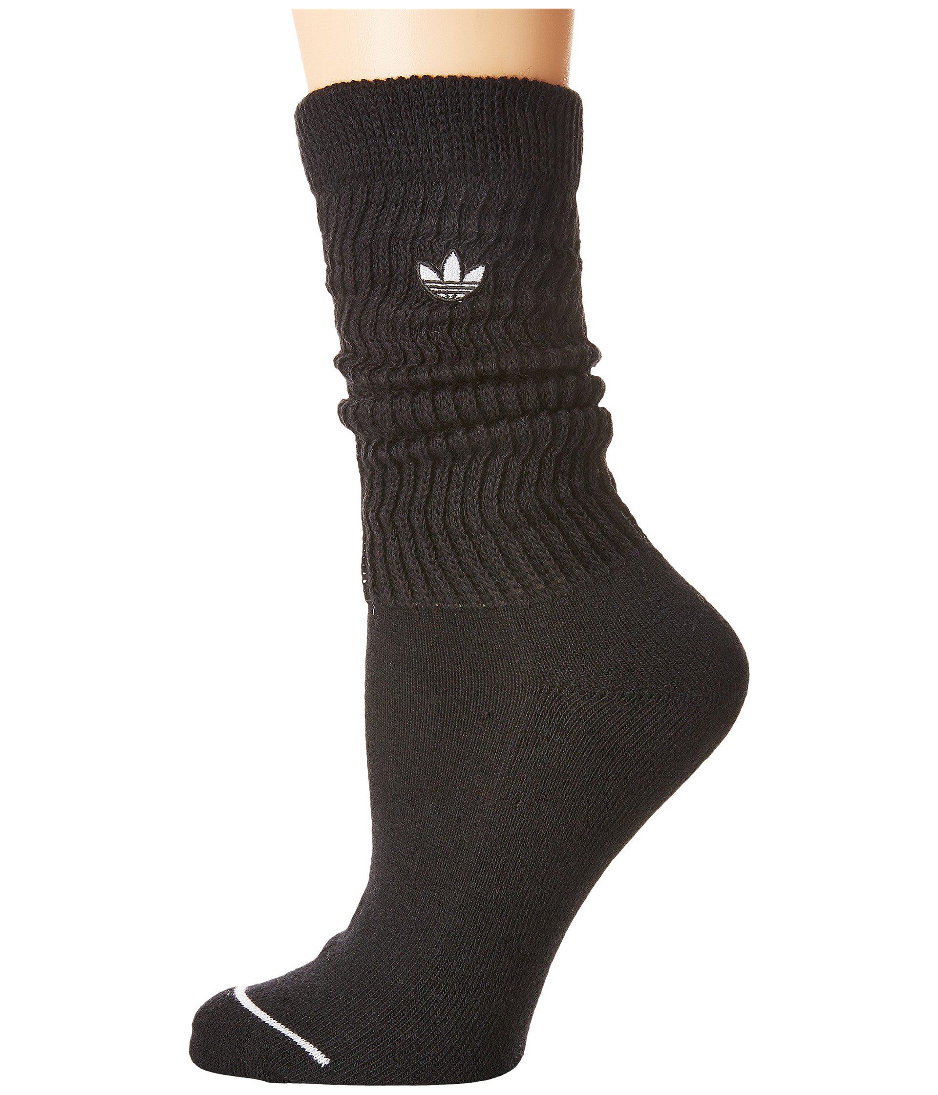 adidas Originals Originals Slouch Single Crew Sock in Black | Lyst