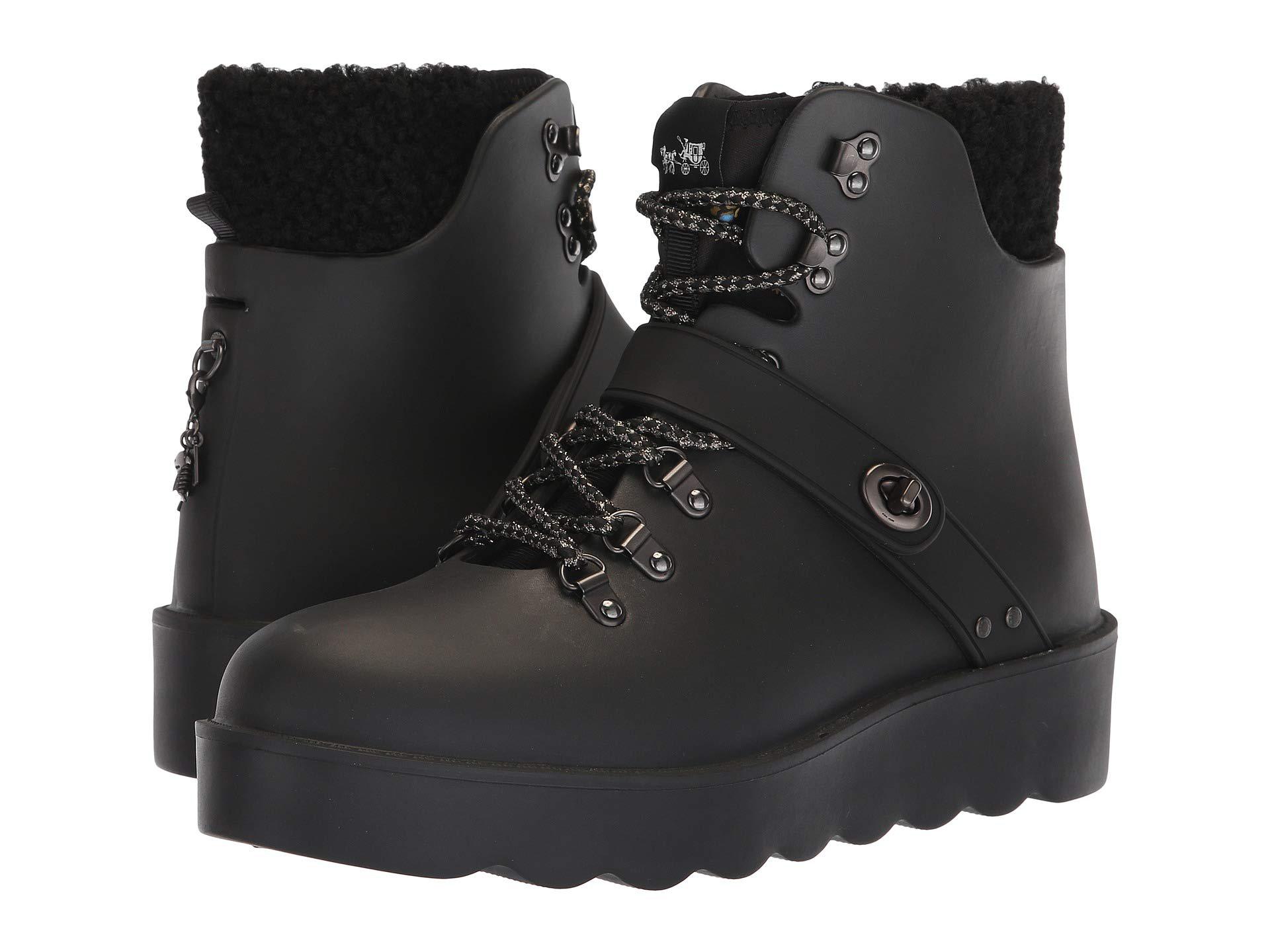 coach urban hiker rubber booties