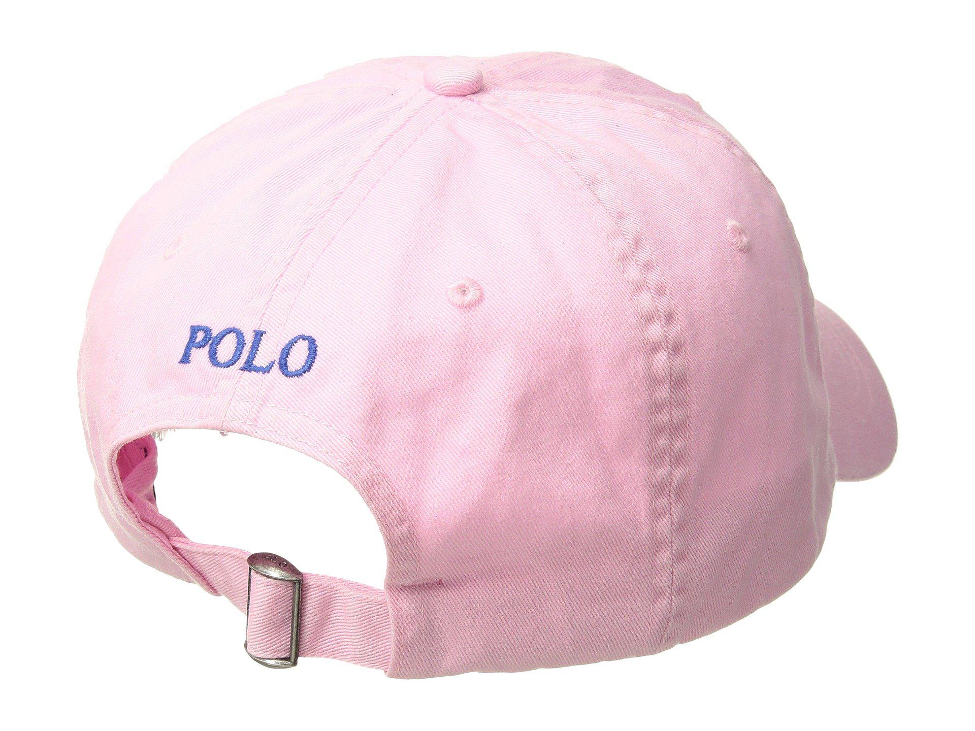 Polo Ralph Lauren Cotton Chino Classic Sport Cap (carmel Pink) Caps for Men  | Lyst