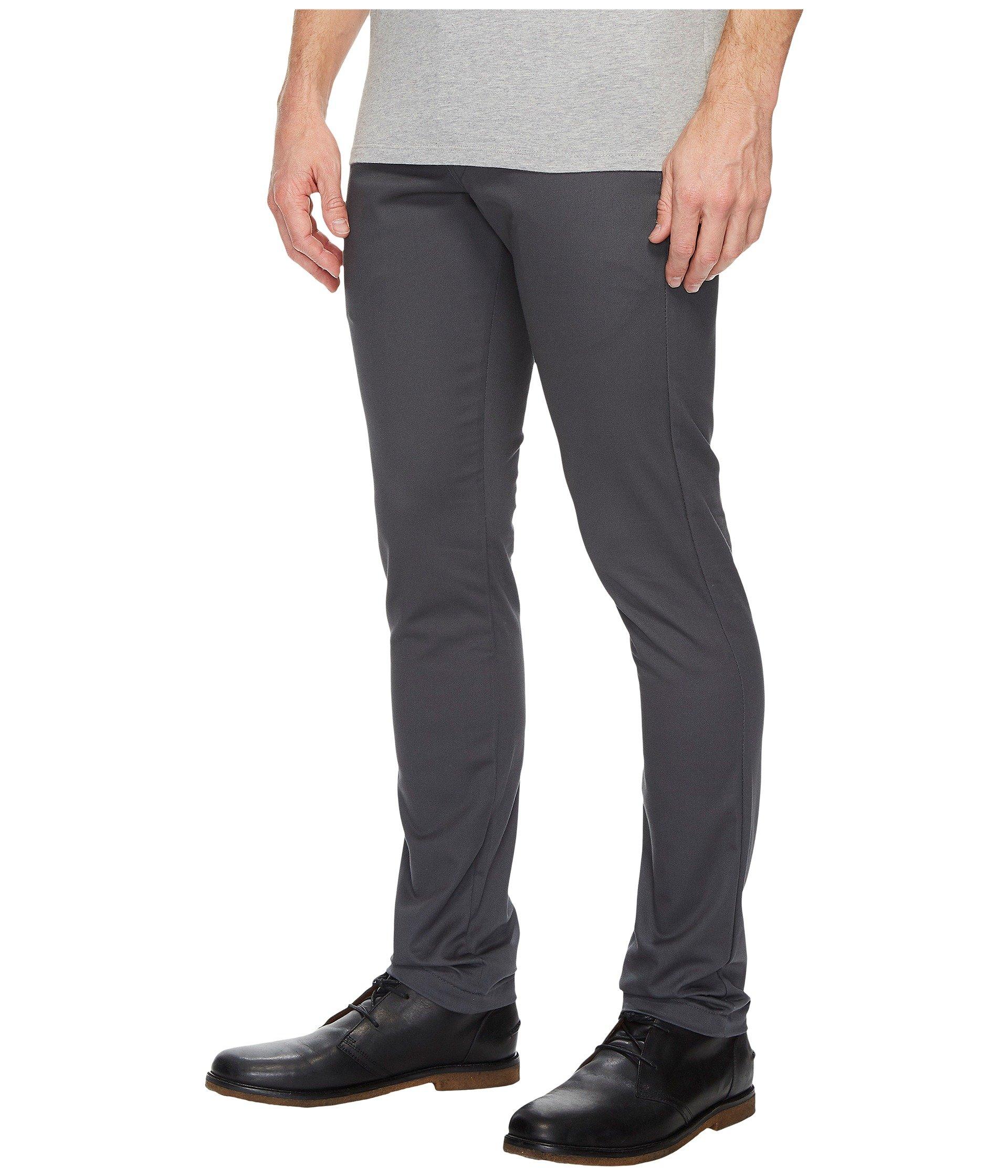 Dickies Cotton Skinny Straight Fit Work Pants in Charcoal (Gray) for ...