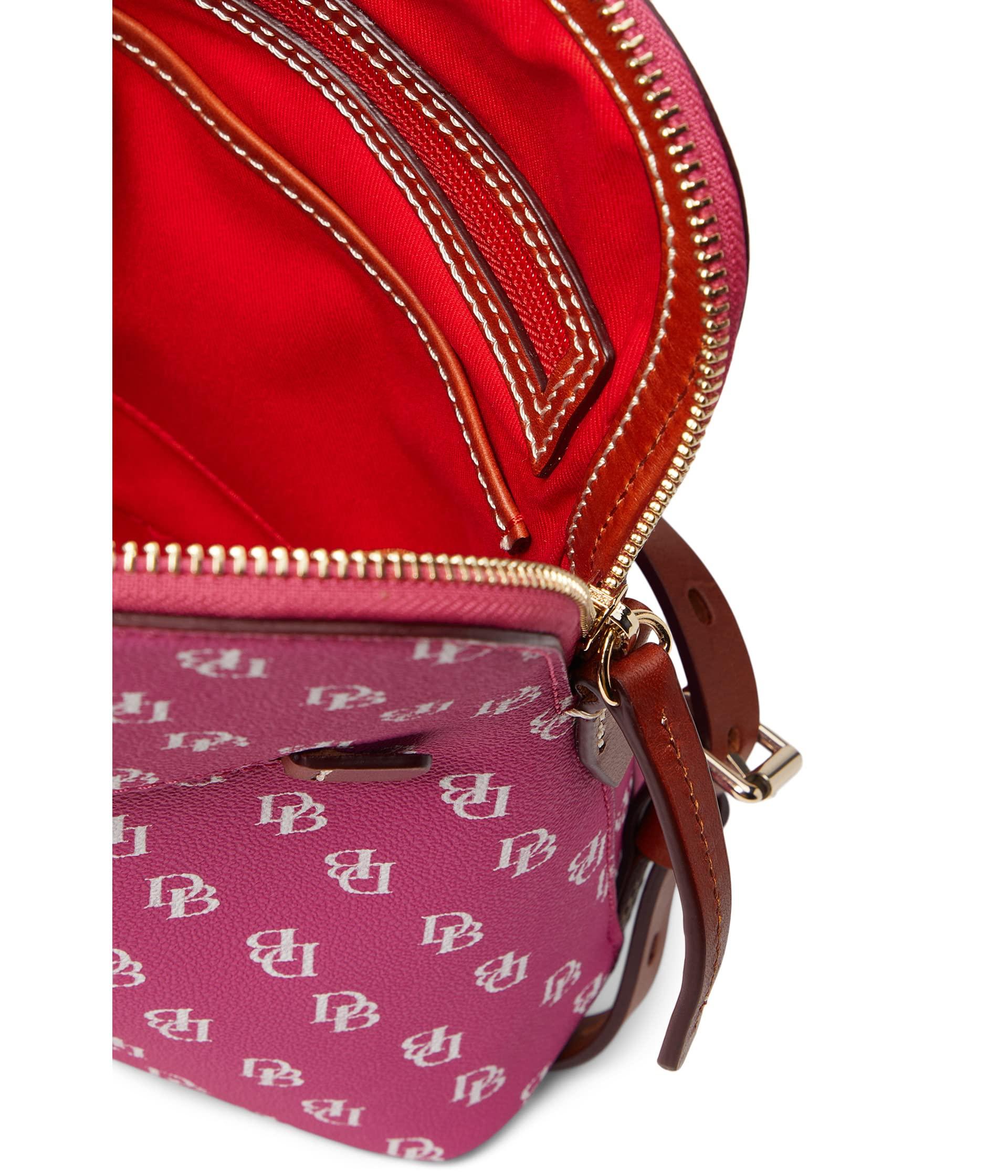 Dooney & Bourke Signature Logo Print Gretta Collection Pouchette Crossbody  Bag