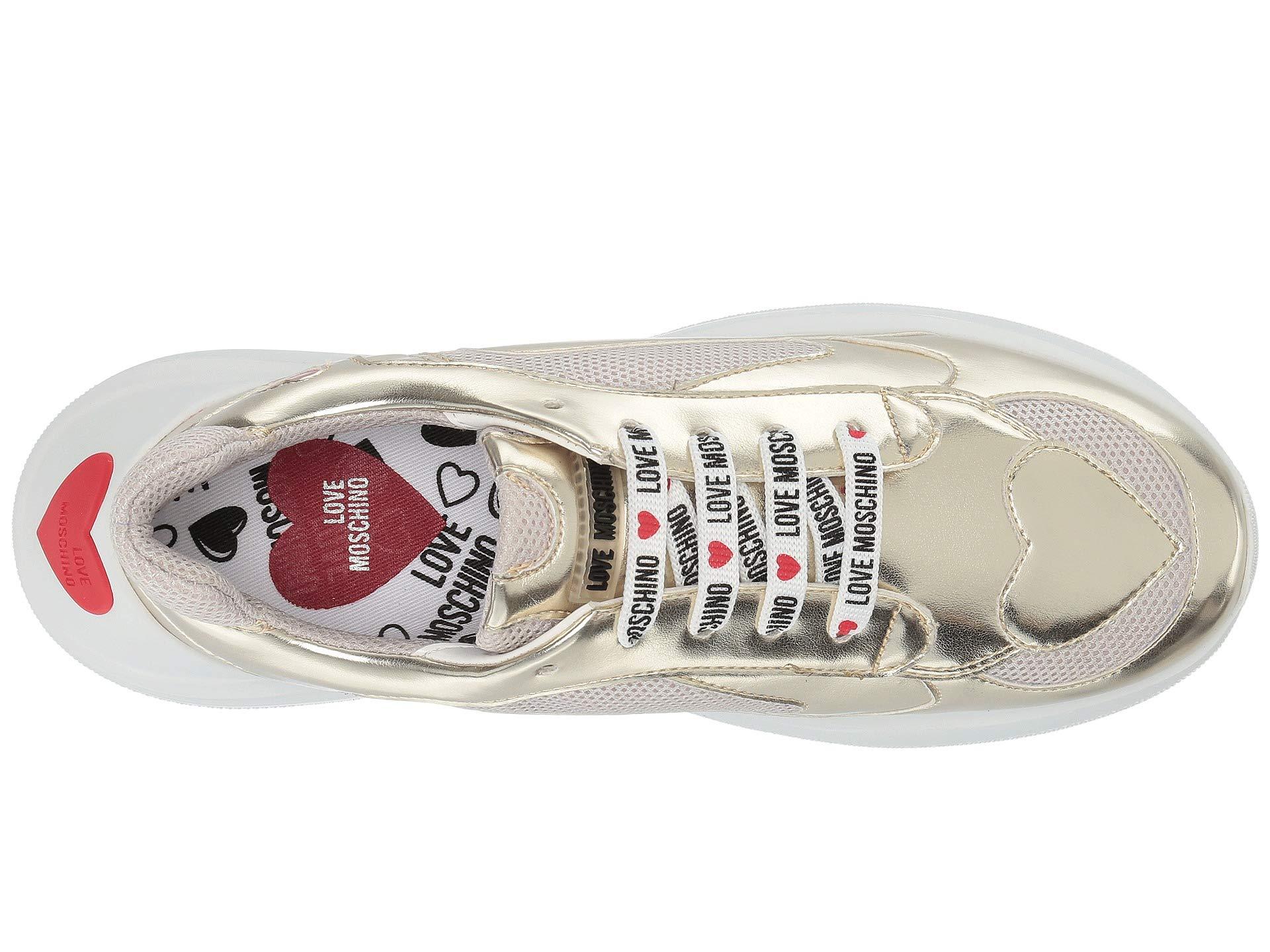 love moschino super heart sneaker