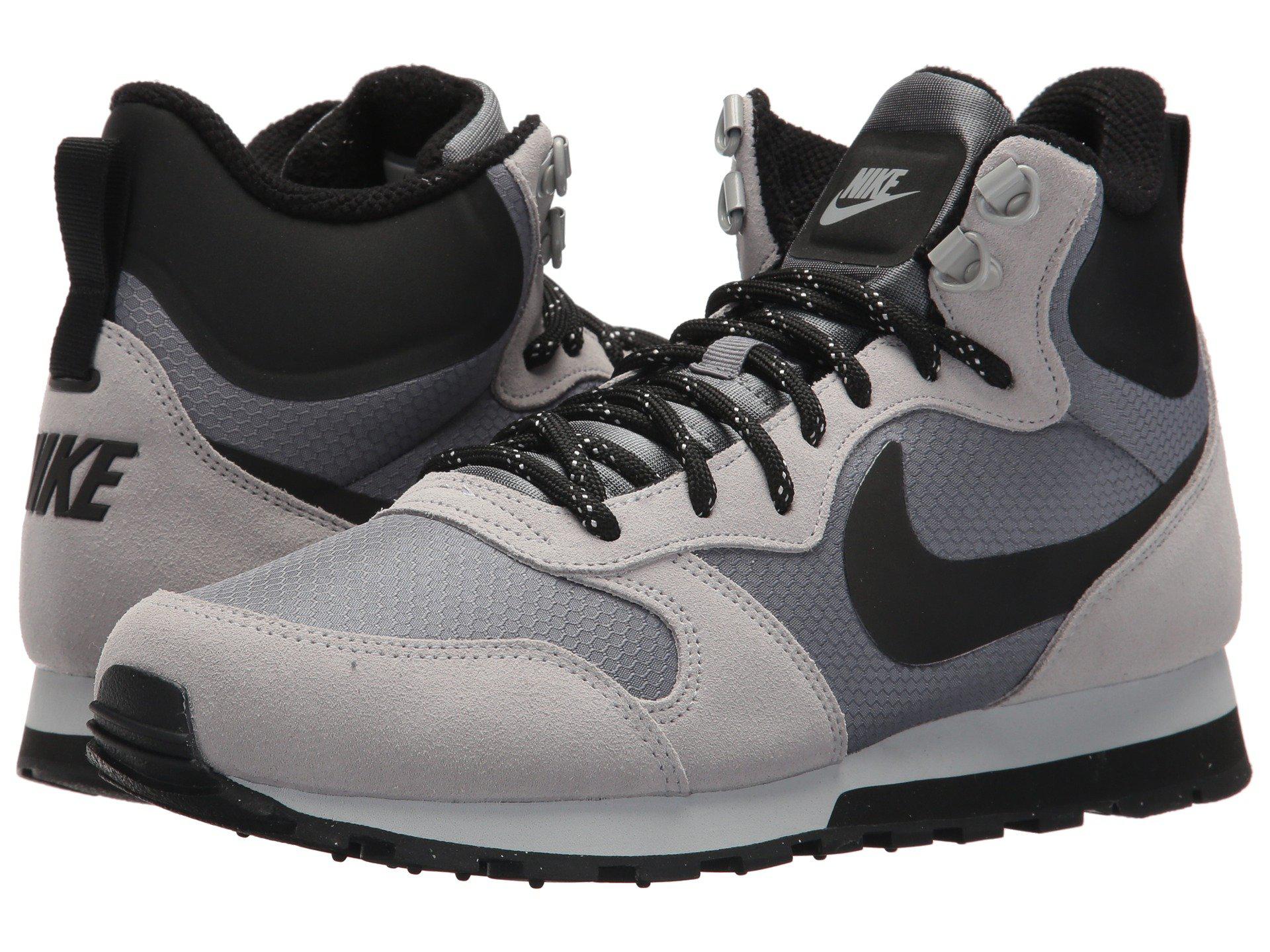 nike md runner mid premium mens hi tops