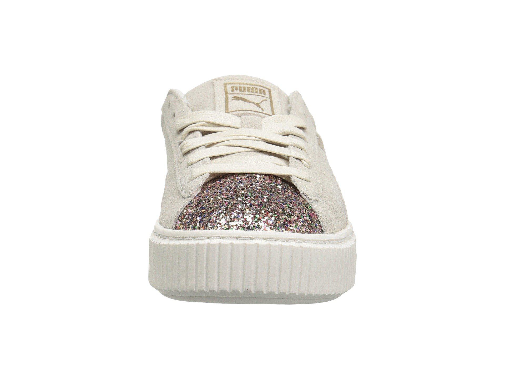puma suede platform crushed gem