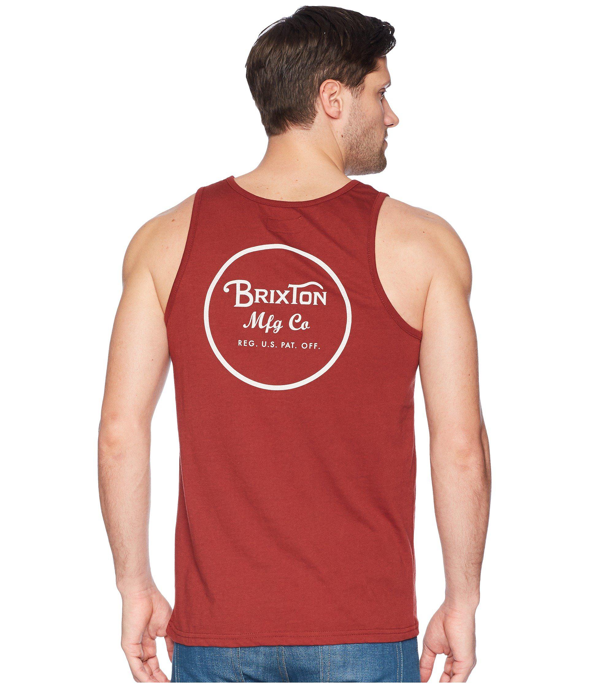 Brixton Mens Wheeler Tank Top
