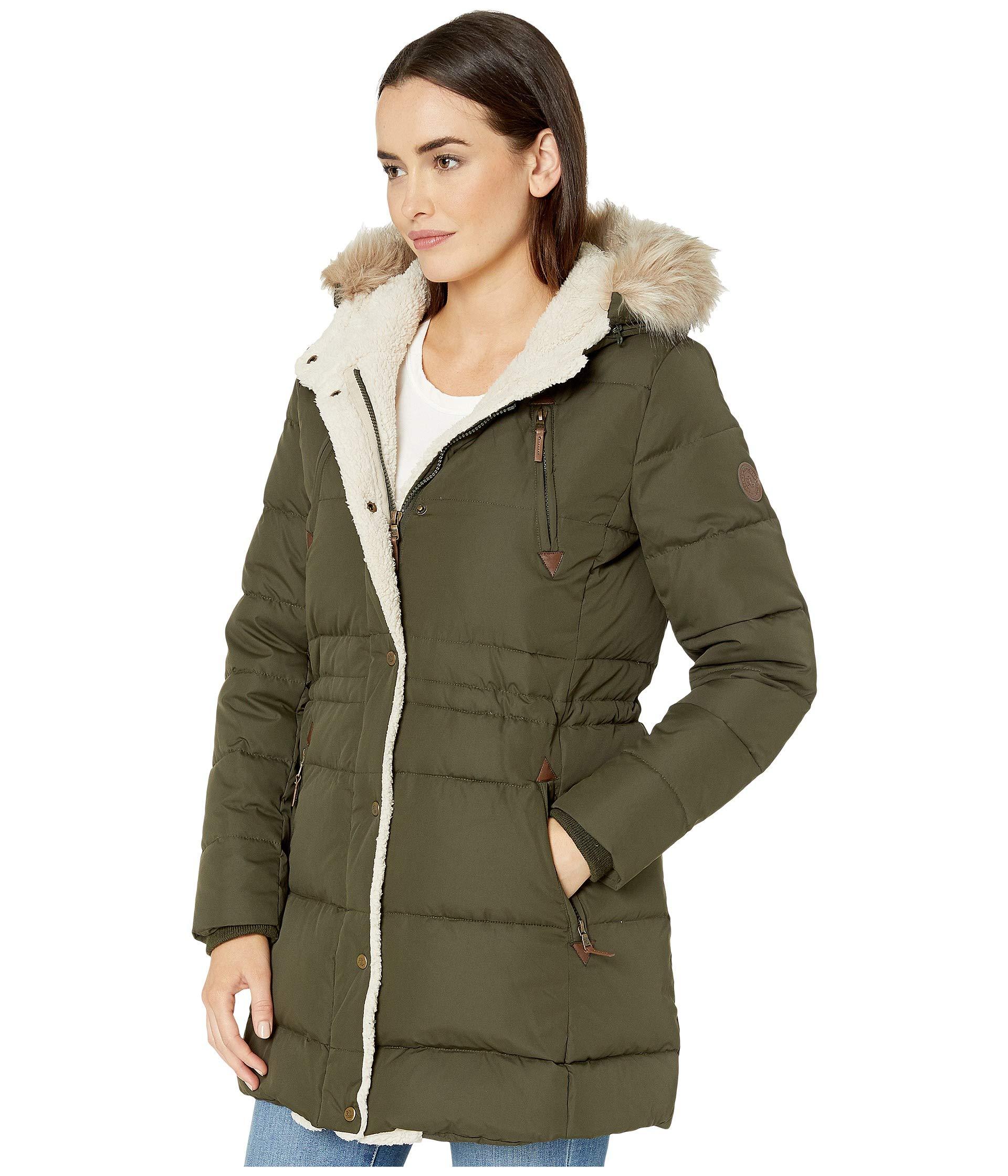 lauren heavy quilted down coat