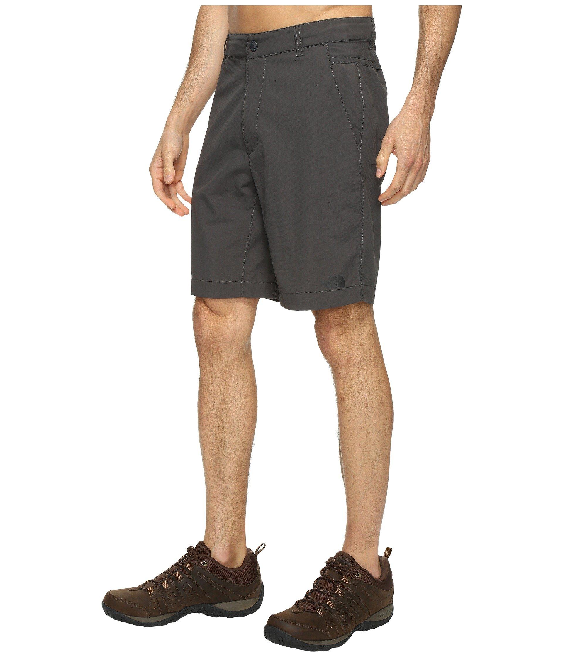 mens grey north face shorts