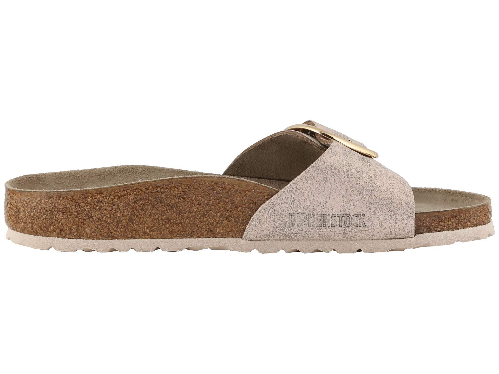 Madrid big buckle washed metallic rose gold new arrivals