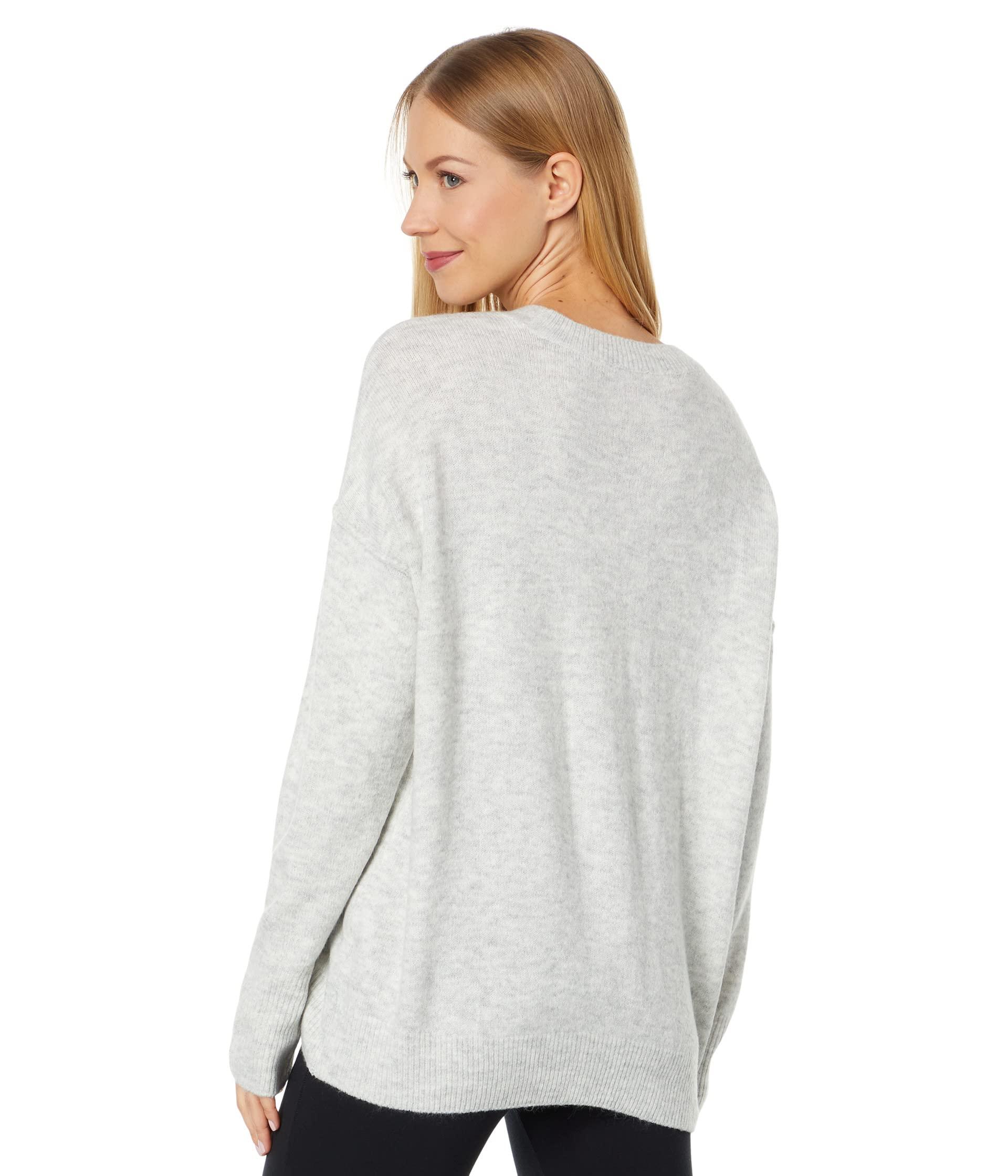 Vince Camuto Long Sleeve Extend Shoulder Centerfront Seam Cardigan in White  | Lyst