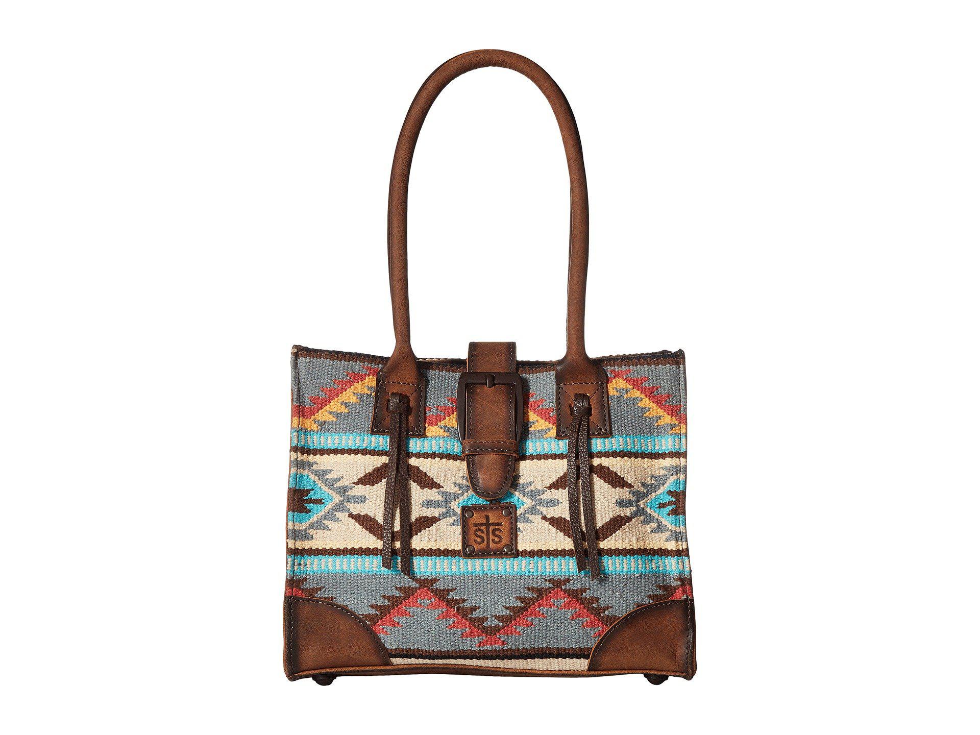 STS Ranchwear Serape Belt Bag (tornado Brown/serape) Handbags | Lyst