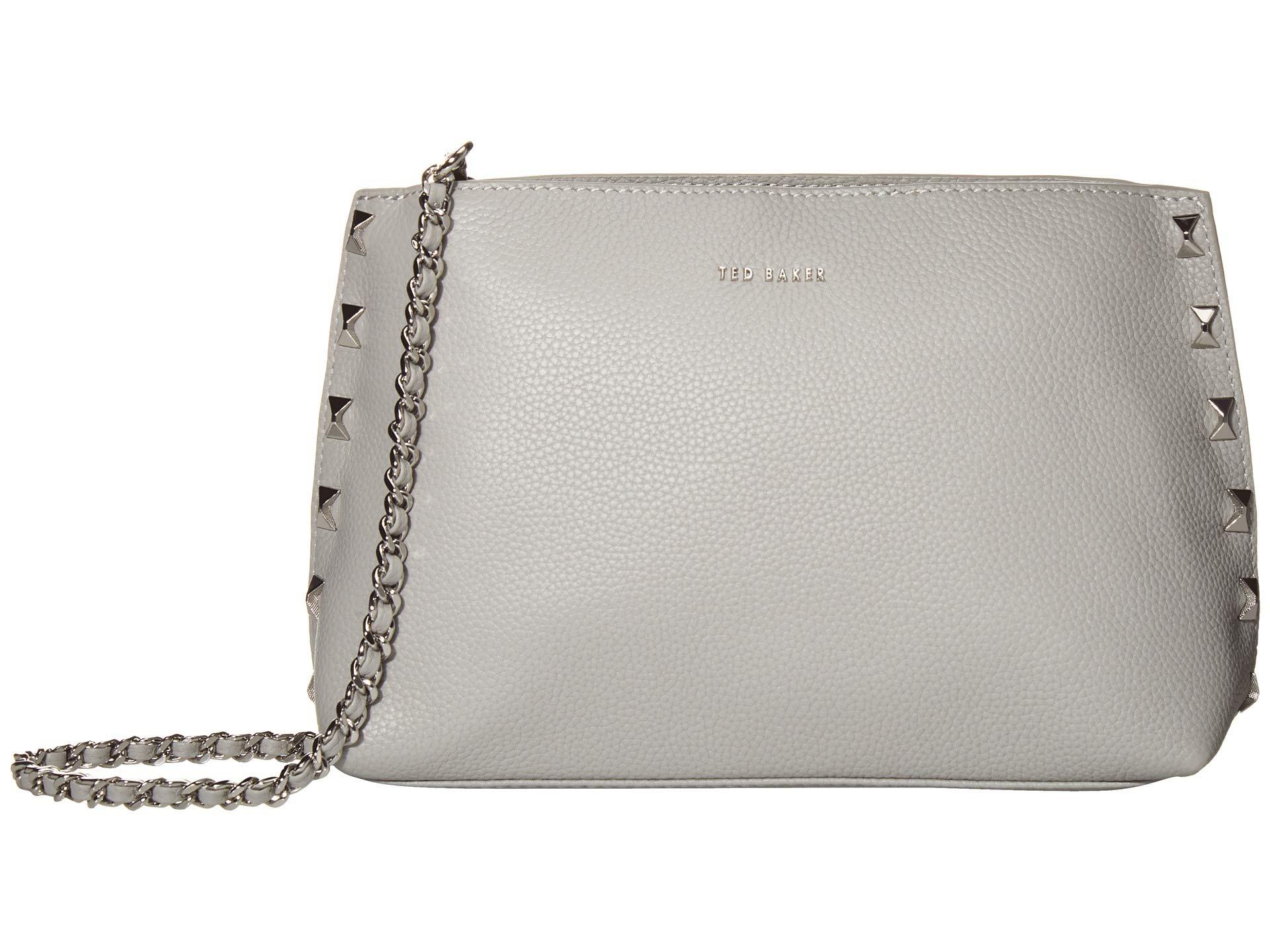 ted baker grey bolsa with bow