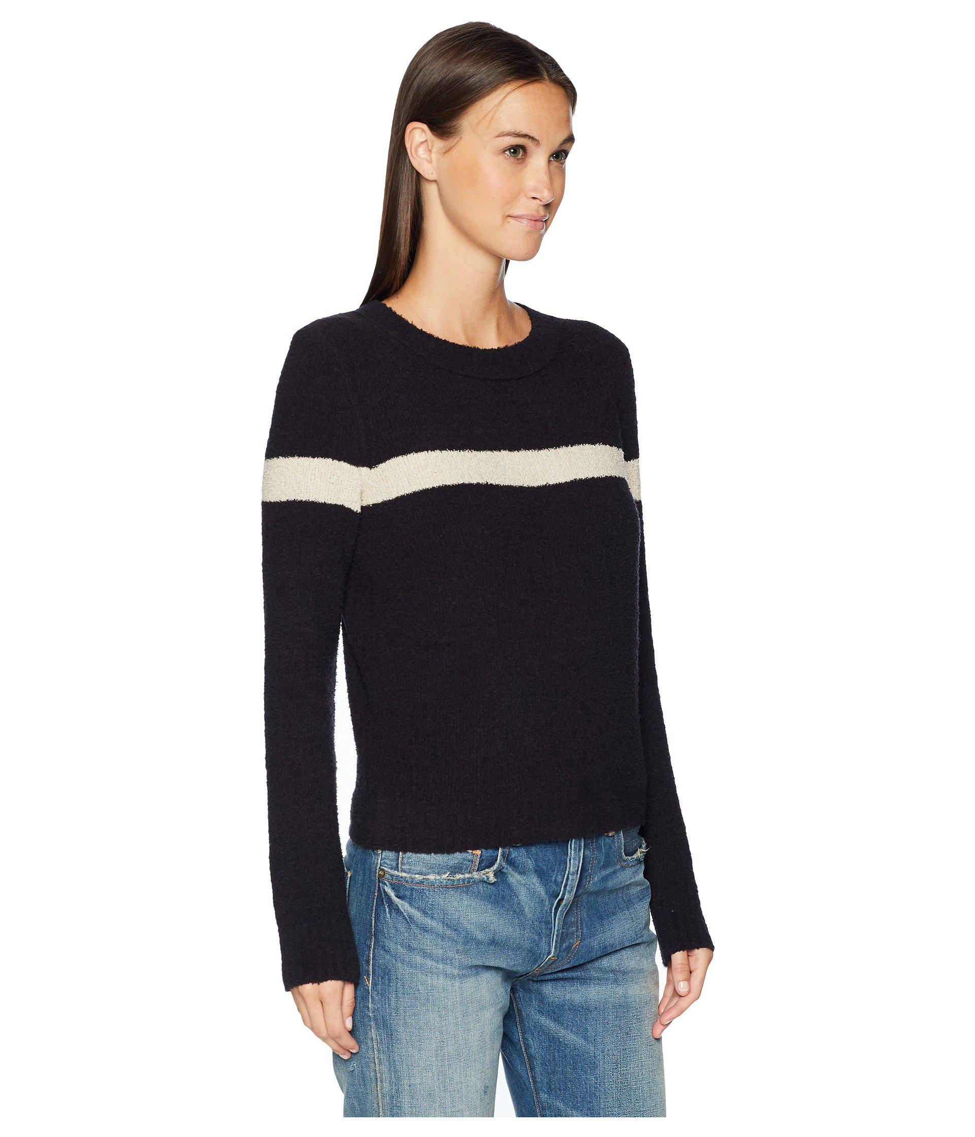 Vince single stripe pullover Clearance