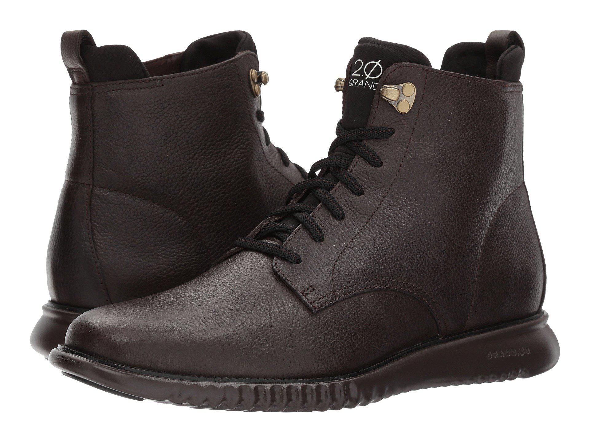 Cole Haan 2 Zerogrand City Boot Waterproof (java/dark Roast Waterproof)  Men's Boots in Brown for Men | Lyst