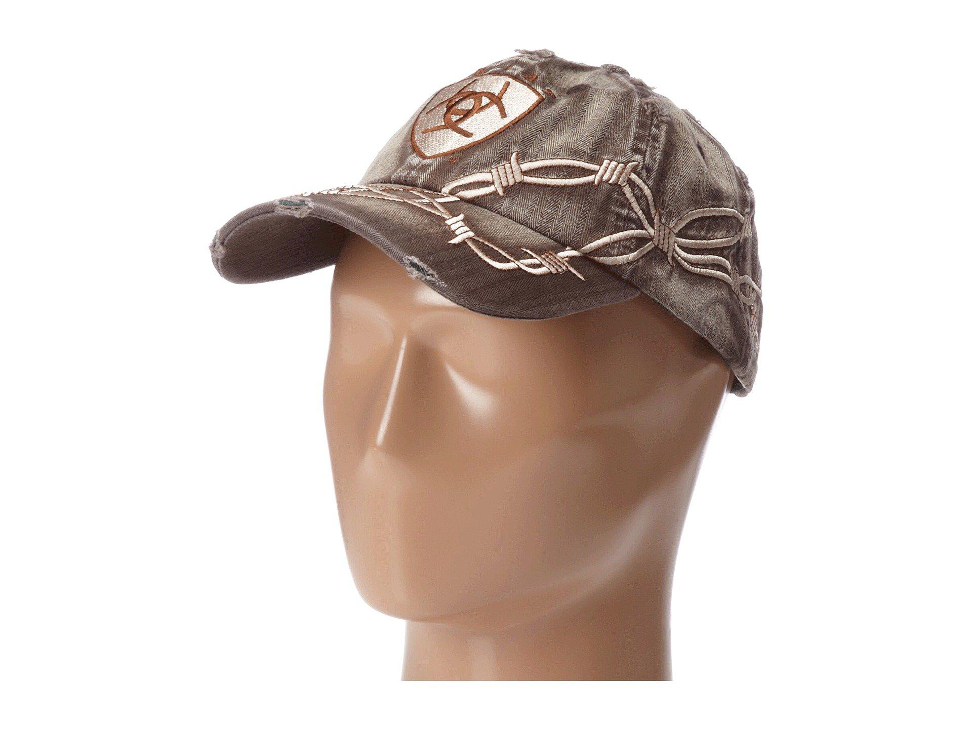 Ariat Barbwire Baseball Cap in Brown for Men Lyst