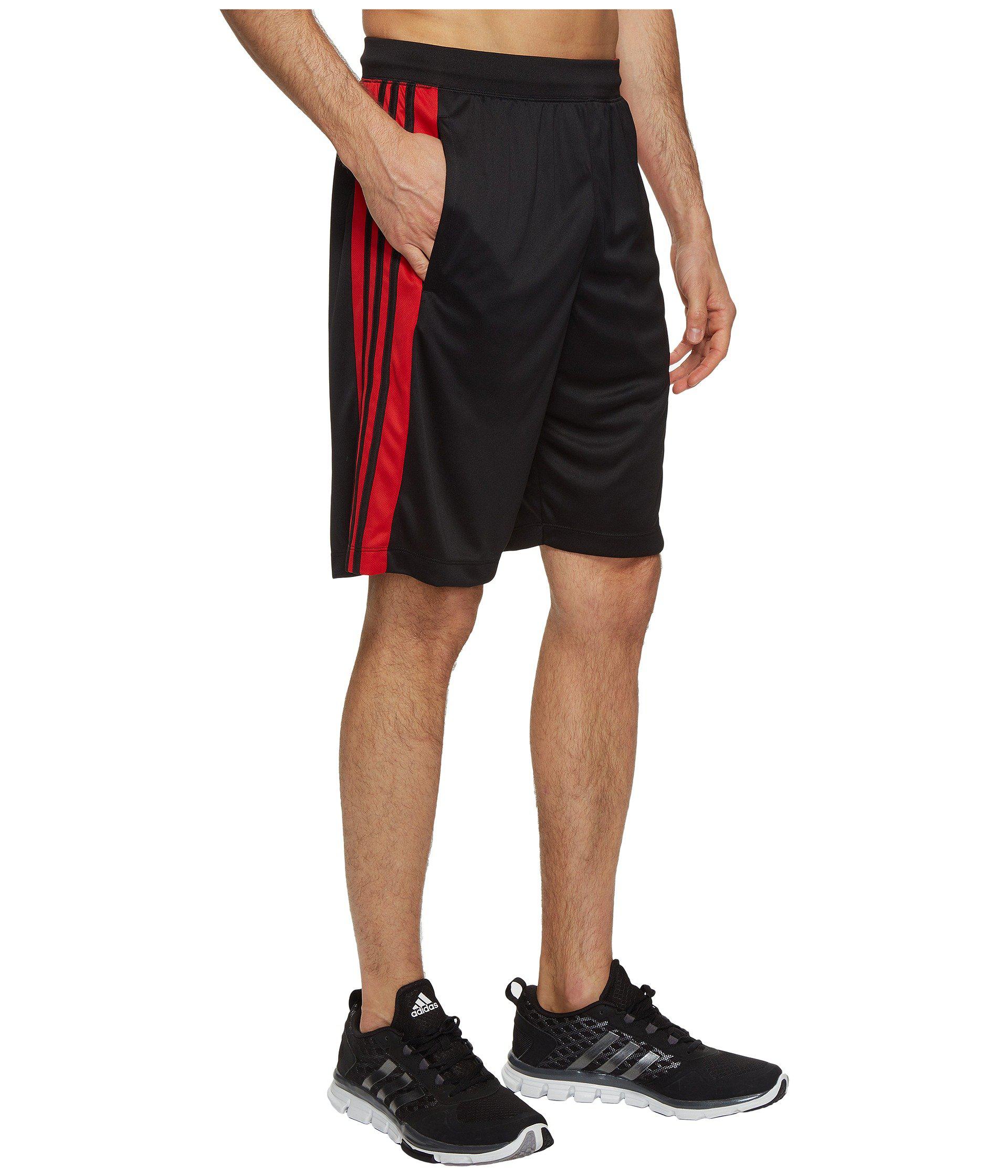 adidas Designed-2-move 3-stripes Shorts in Black for Men - Lyst