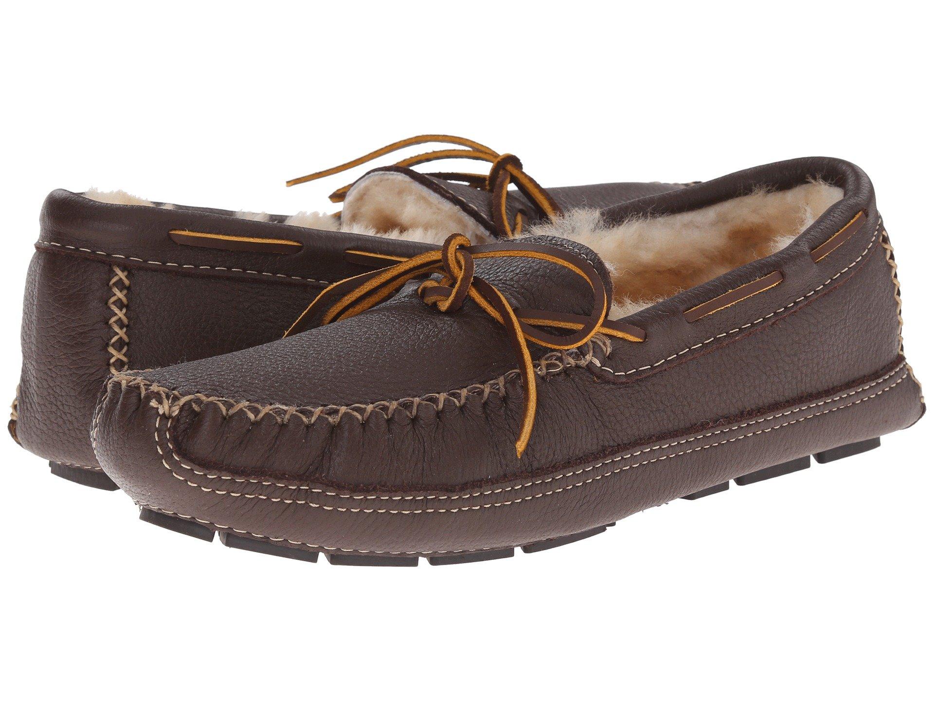 sheepskin moose slipper