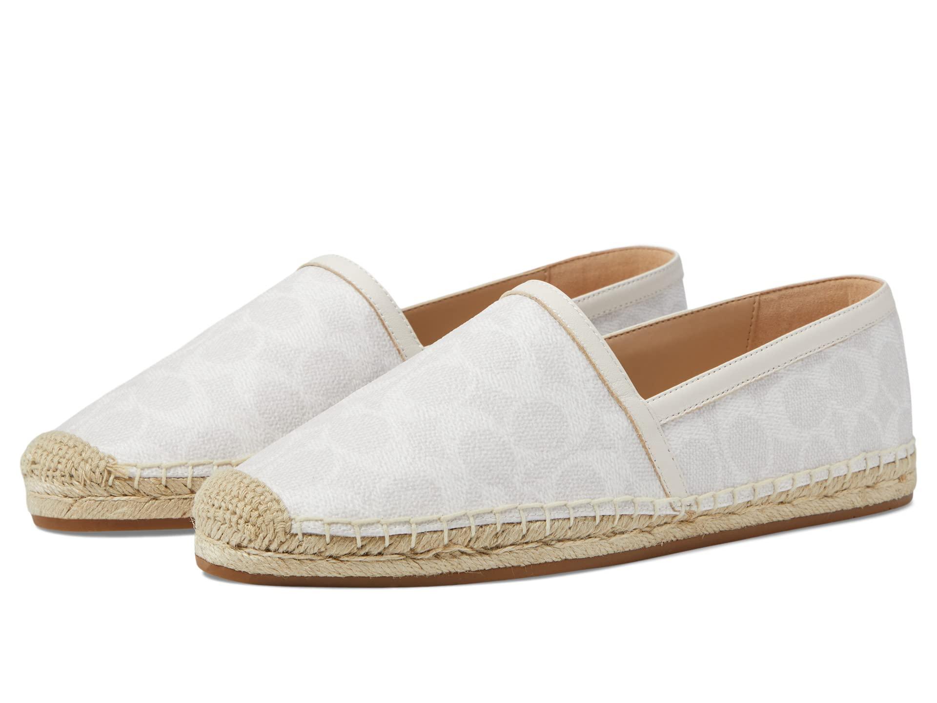 COACH Collins Coated Canvas Espadrille in White | Lyst