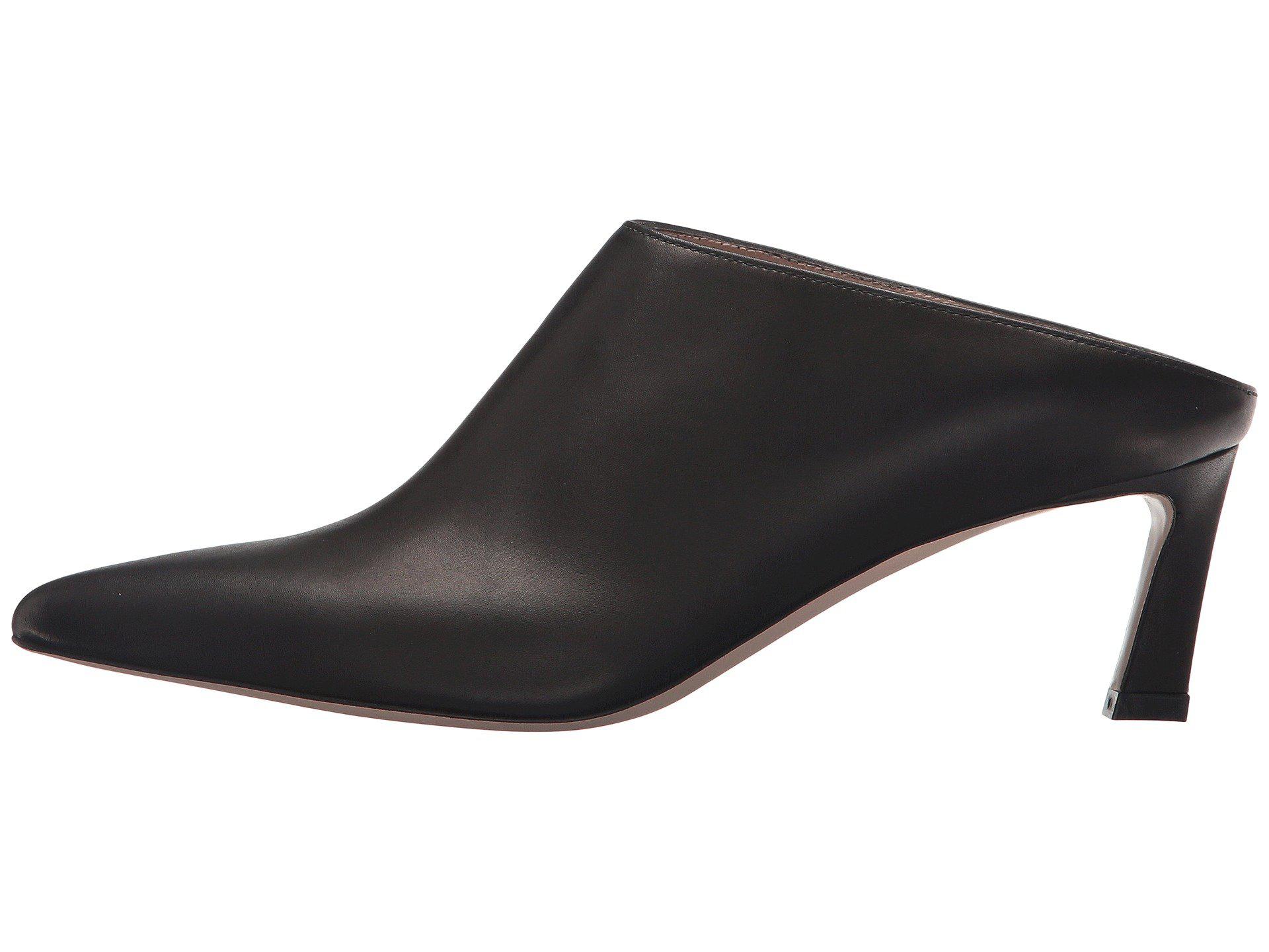 stuart weitzman mira leather mules