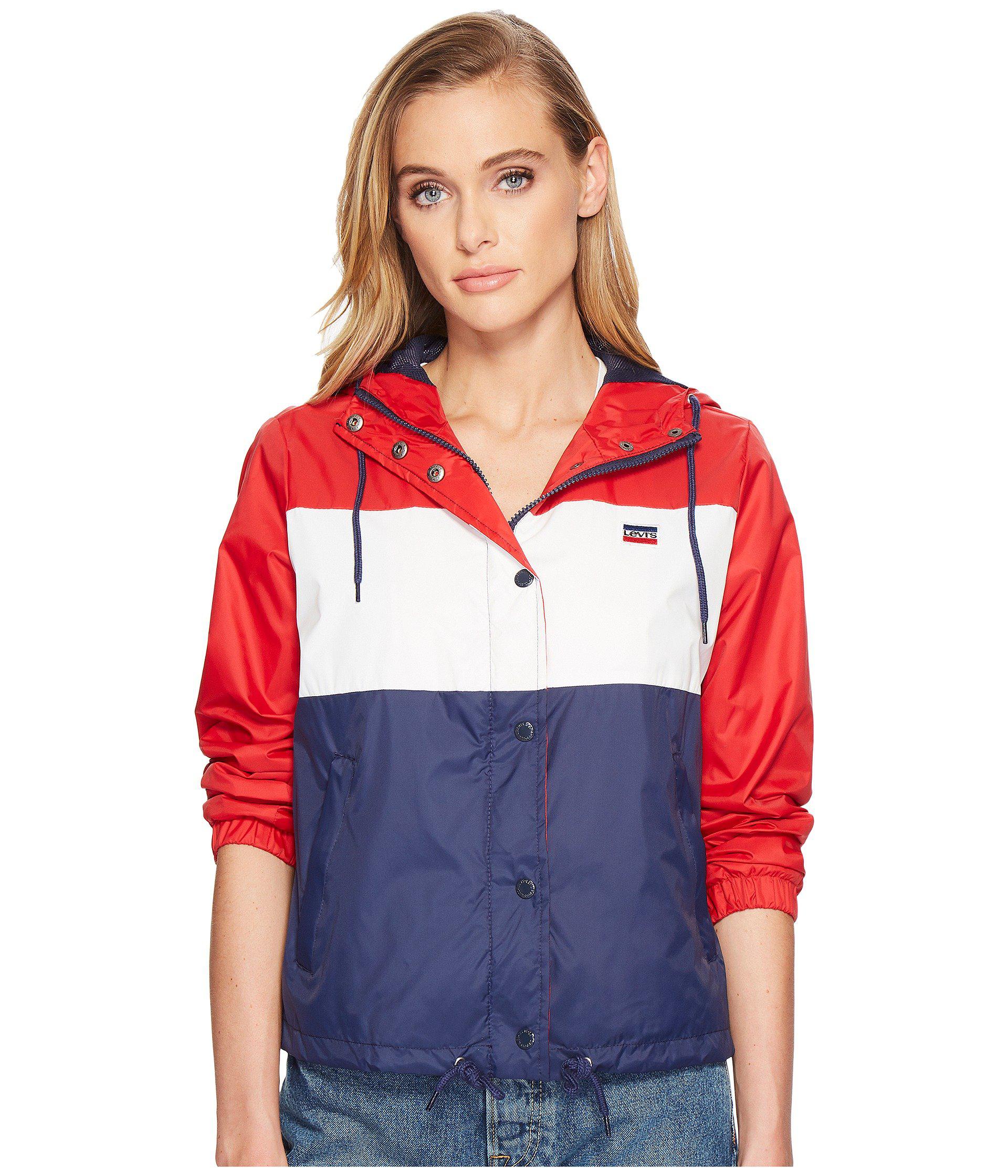levis color block hoodie women's