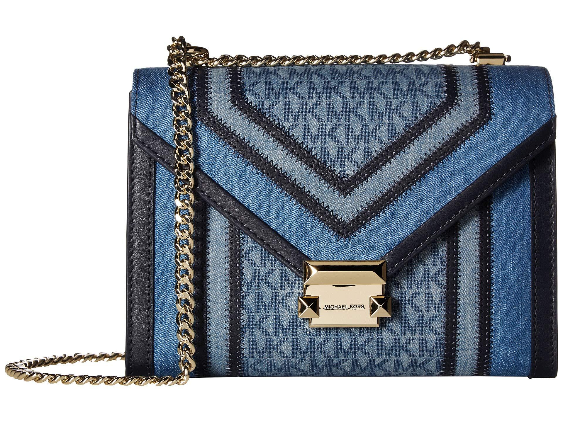 michael kors denim wallet