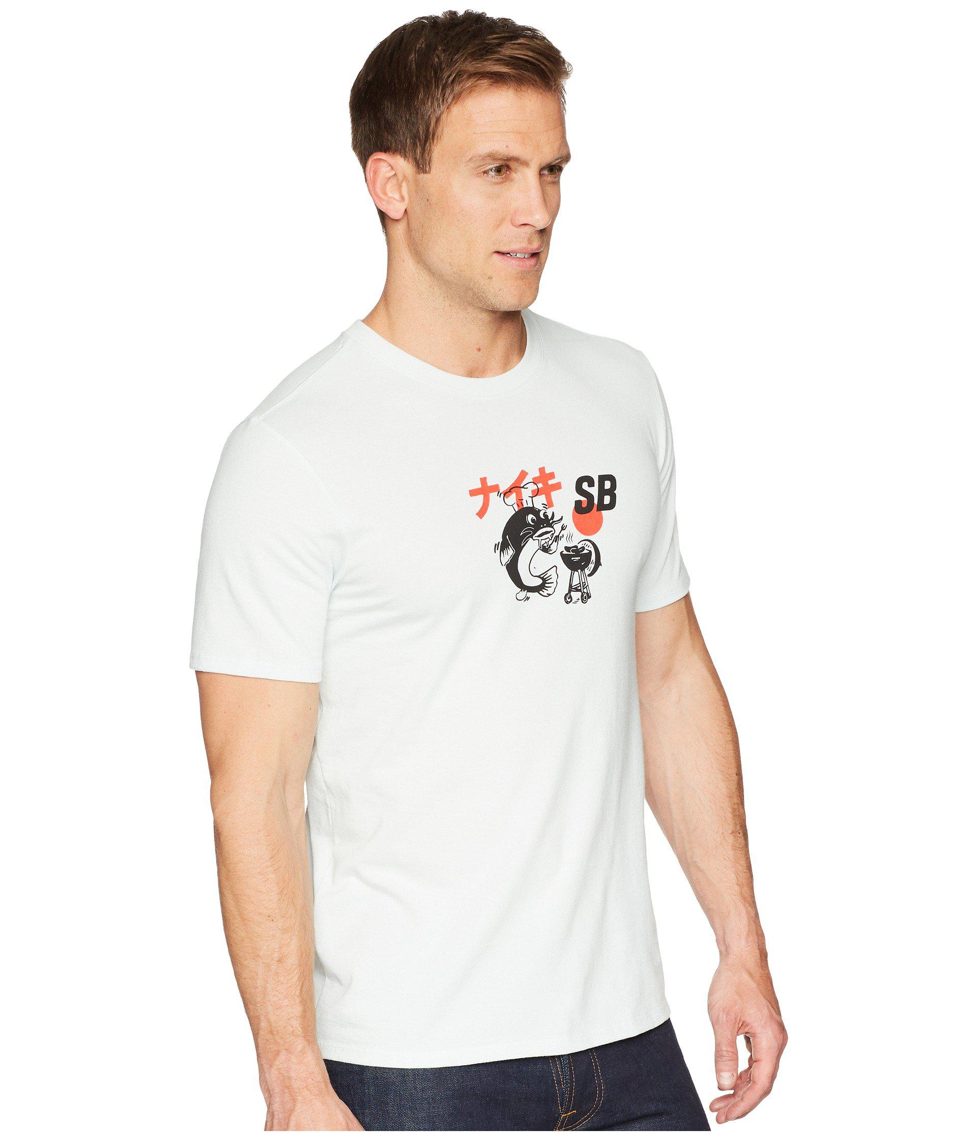 Nike Cotton Sb Dry Tee Bbq Fish (white 