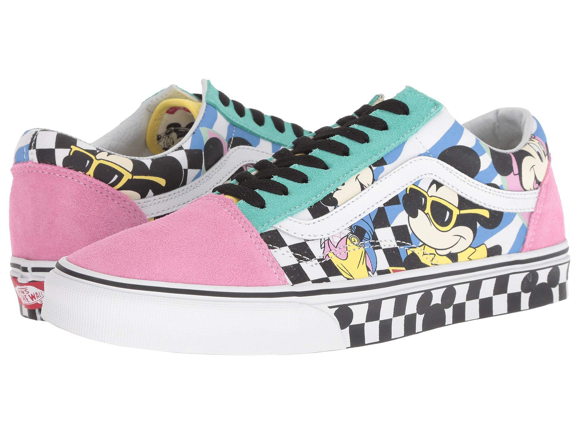 disney x vans 80s mickey old skool shoes