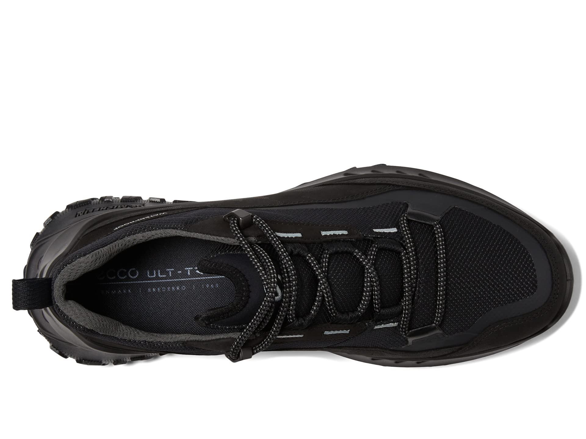 Ecco Terrain Waterproof Low Hiking Shoe Black for Men | Lyst