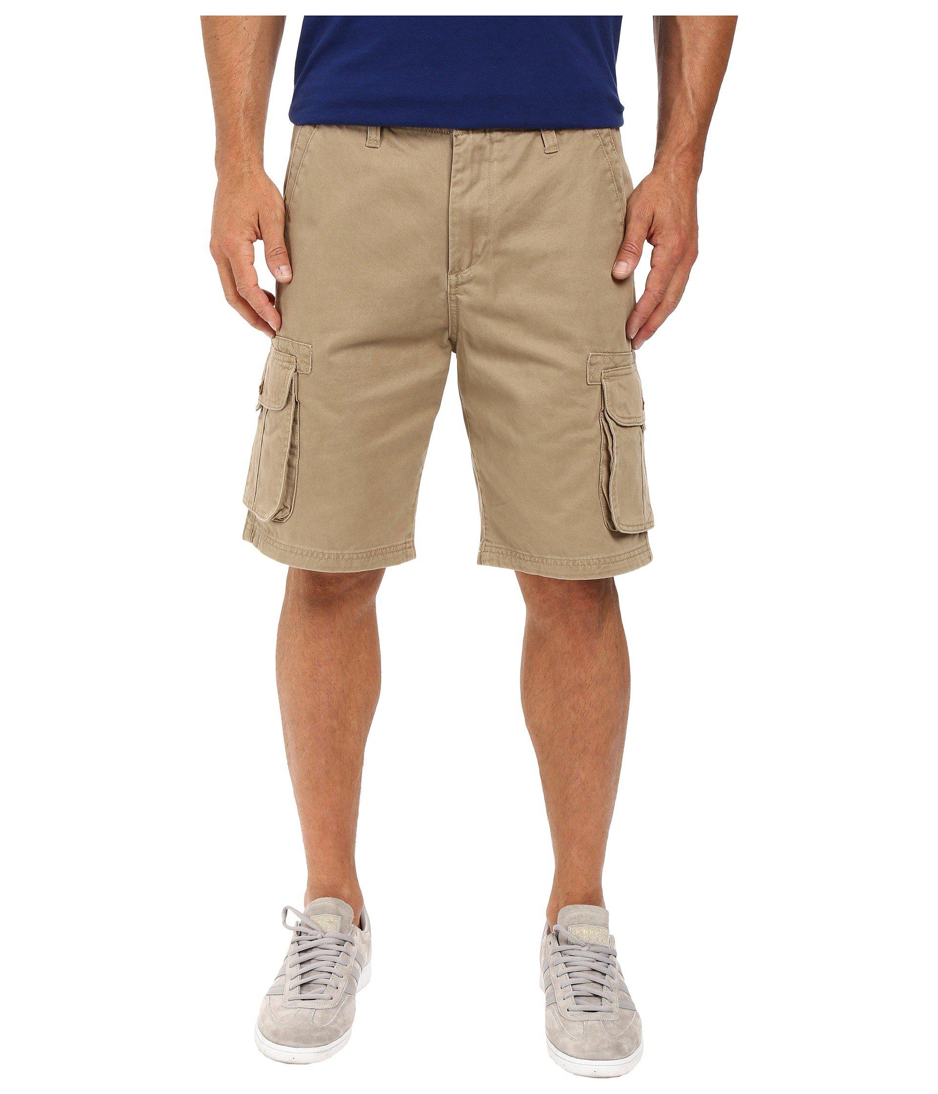 Quiksilver Cotton Everyday Deluxe Cargo Shorts in Natural for Men - Lyst