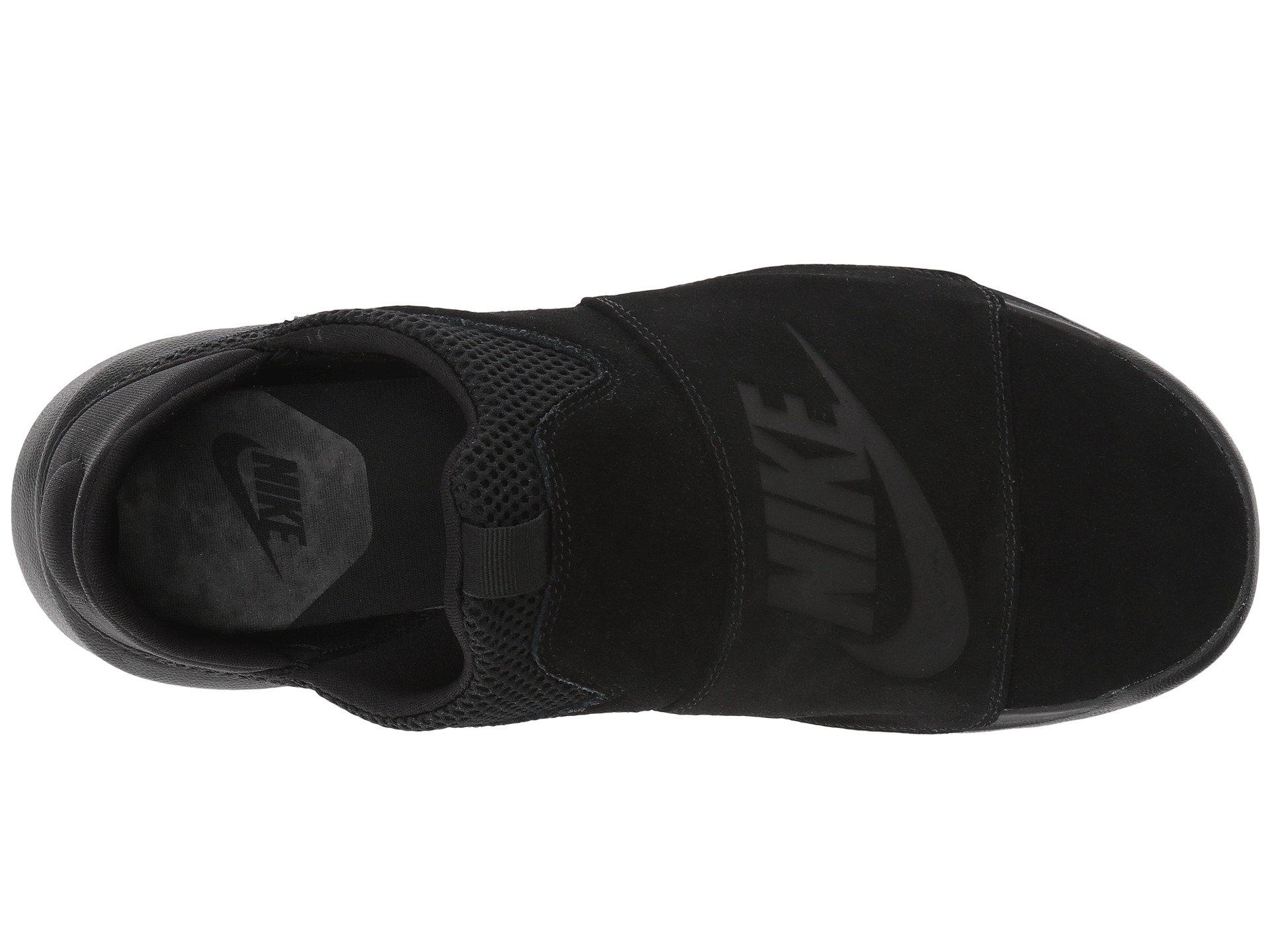 black slip on nike shoes