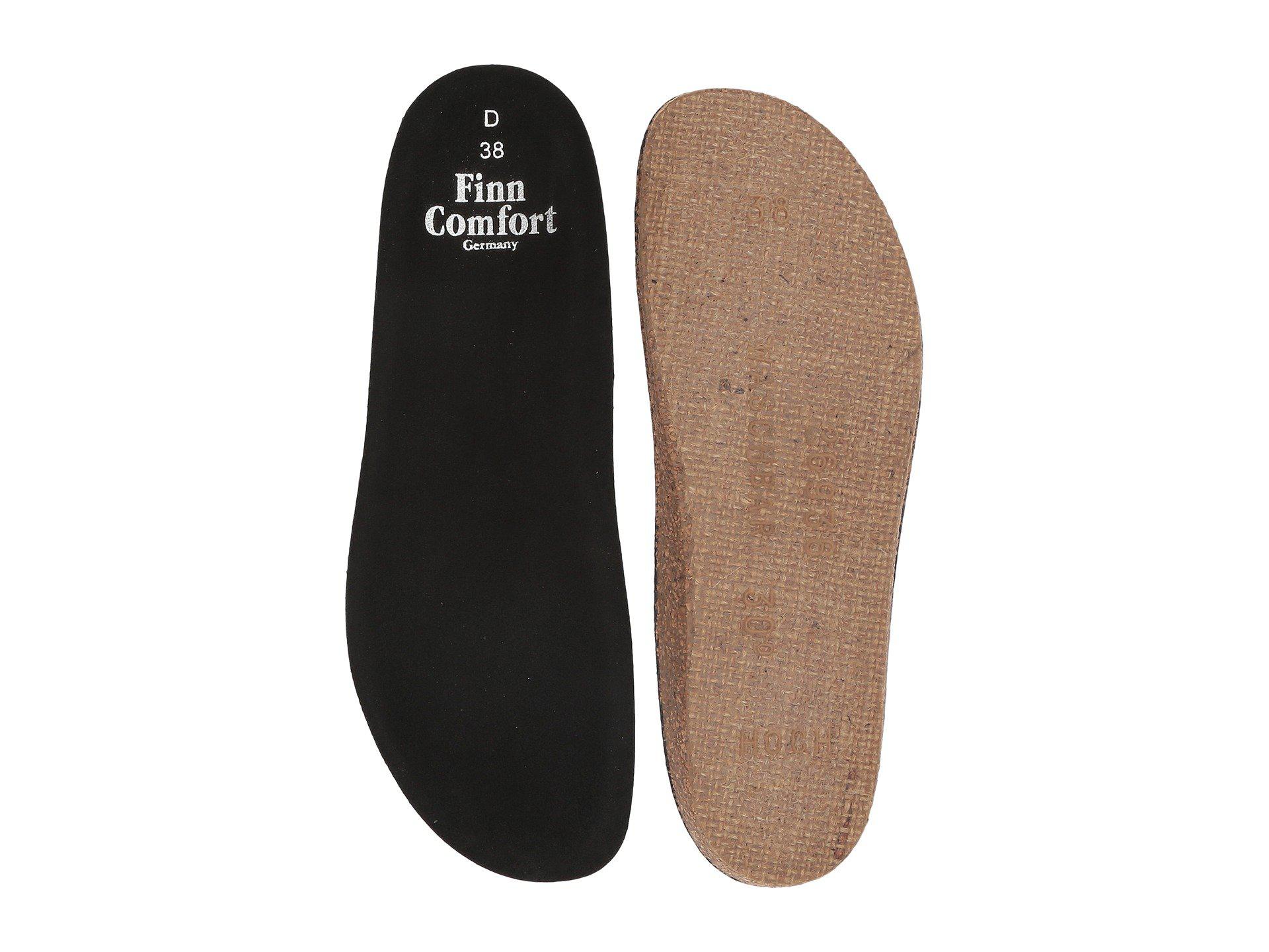 Finn Comfort Leather Soft Wedge Insole Black Women S Insoles
