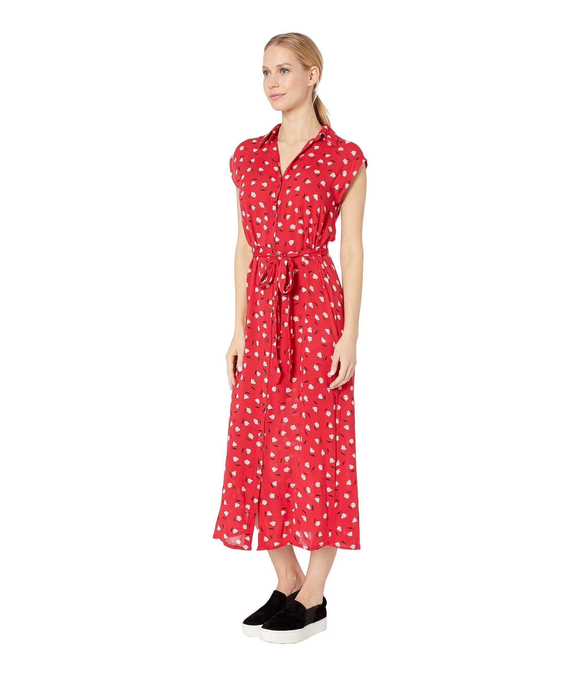 Billabong Little Flirt Maxi Dress in Red | Lyst