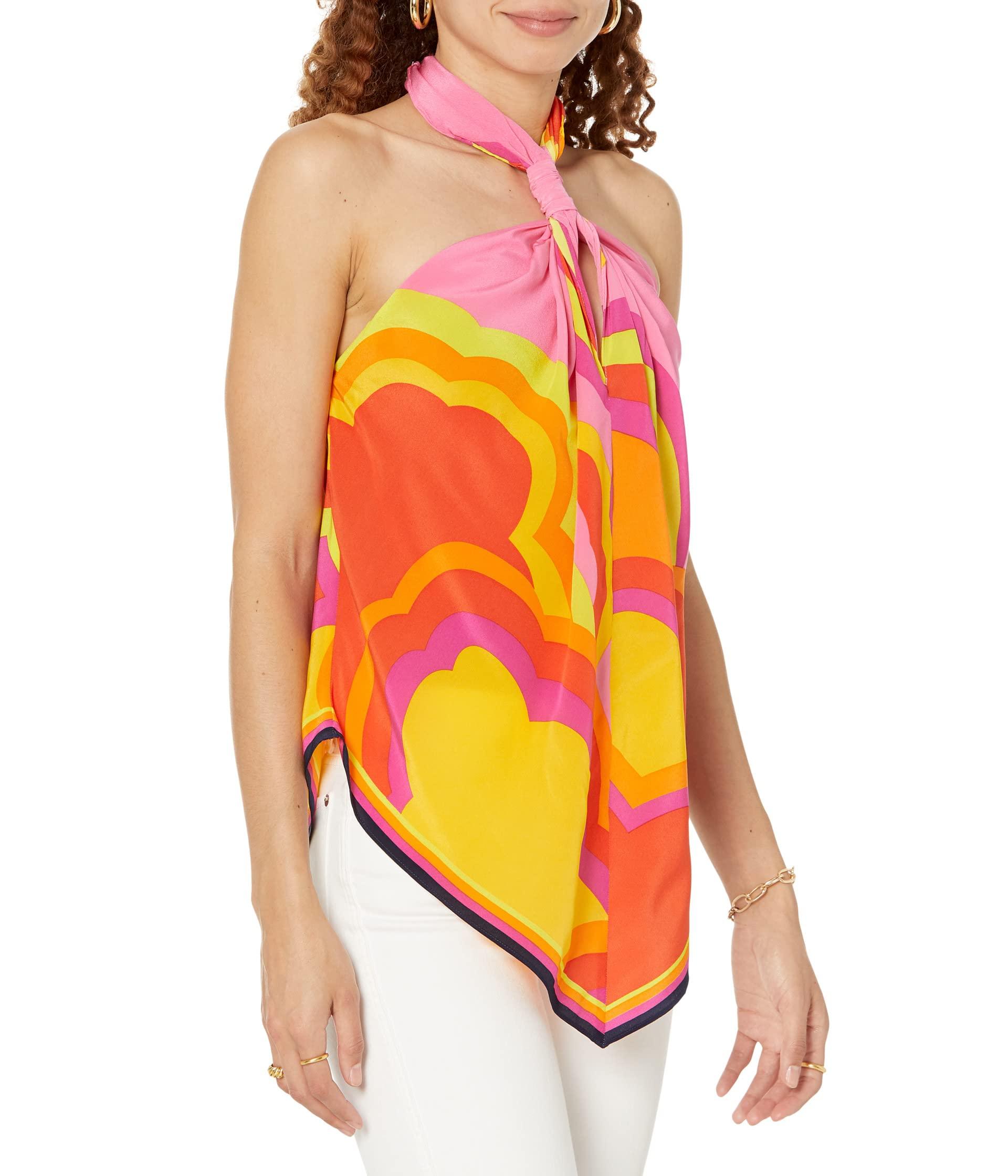 Trina Turk Marine 2 Top in Orange Lyst