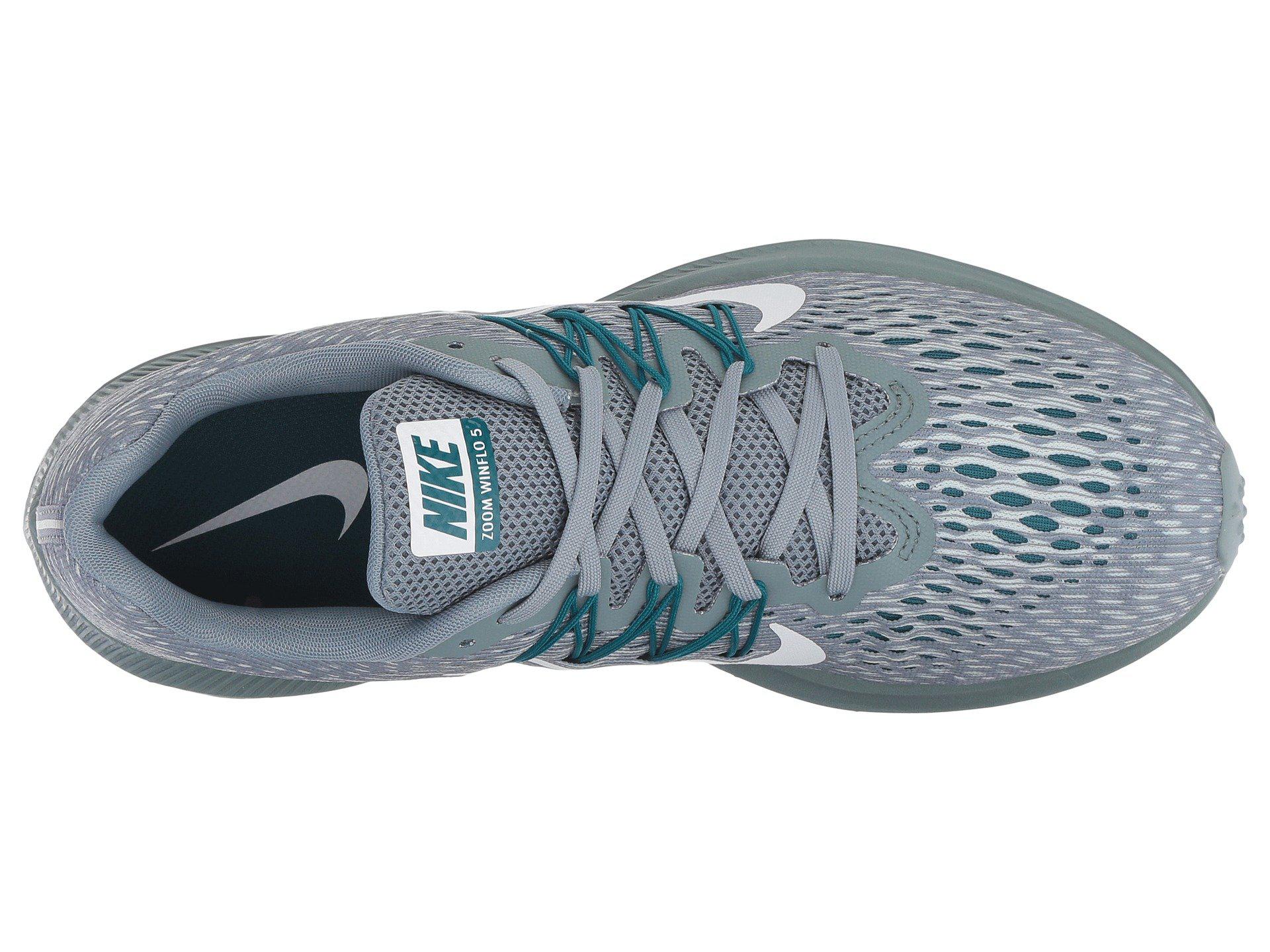Nike Rubber Air Zoom Winflo 5 (aviator Grey/white/geode Teal) Women's  Running Shoes in Gray - Lyst