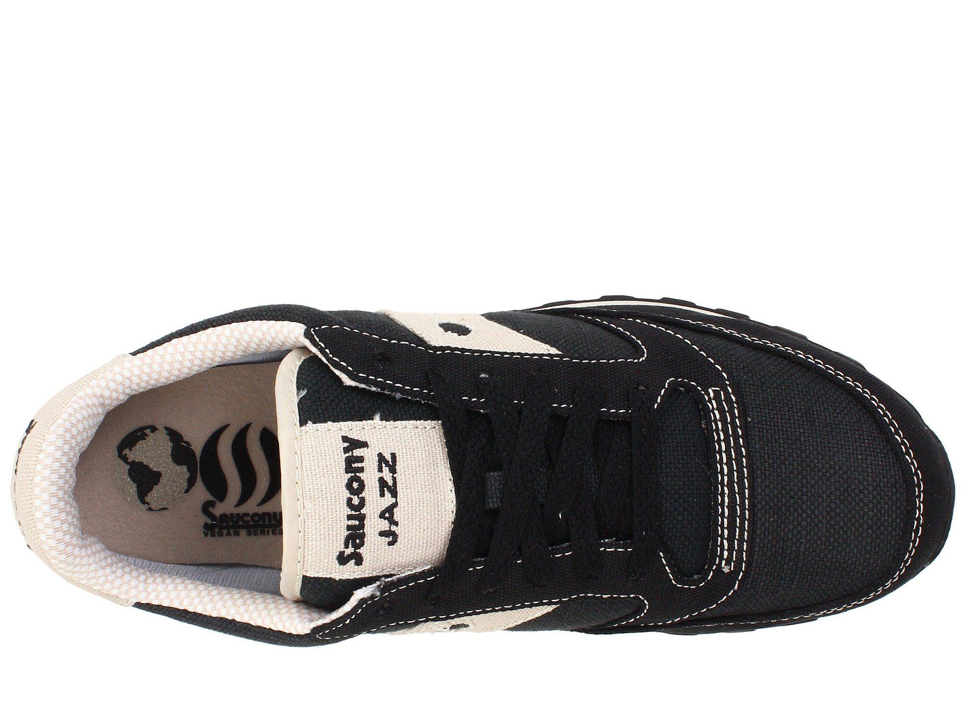Saucony Canvas Mens Jazz Low Pro Vegan Sneaker in Black/Oatmeal (Black) for  Men | Lyst