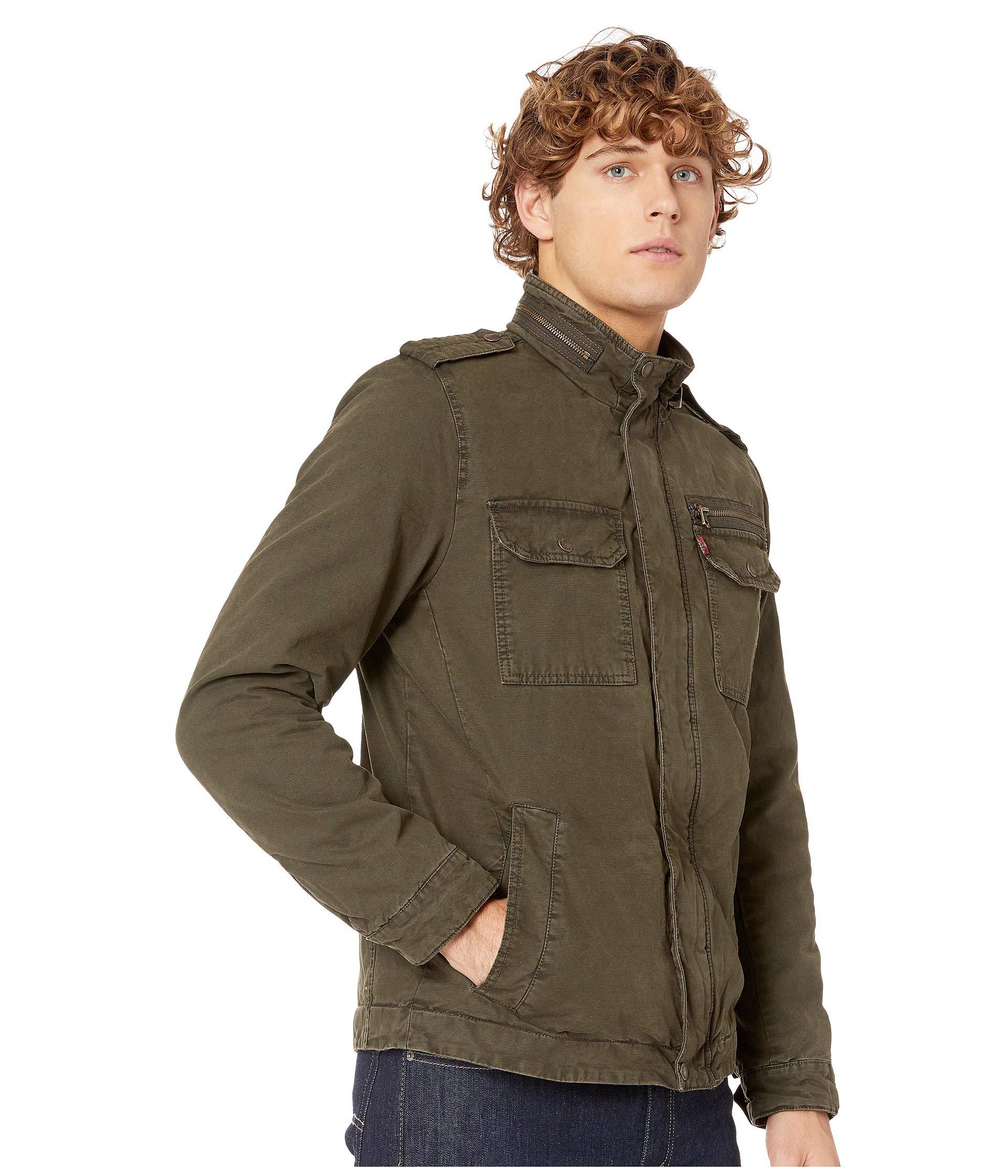 levi's two pocket military jacket