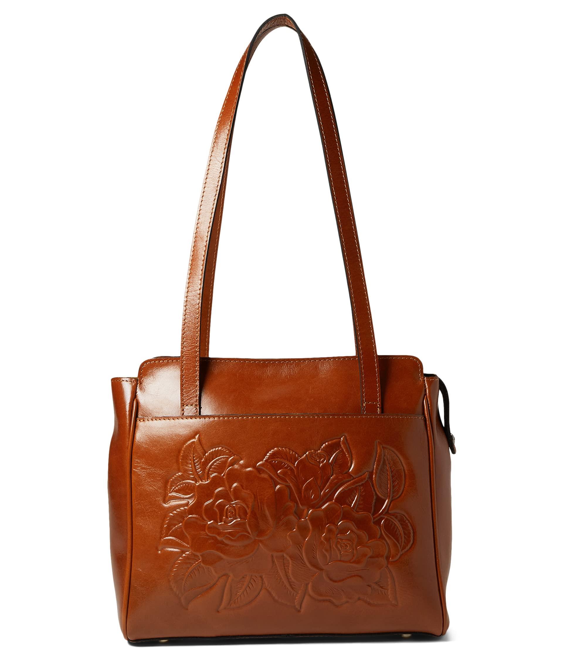 Patricia Nash BURGUNDY TOOLED VINTAGE circletaxi.ca