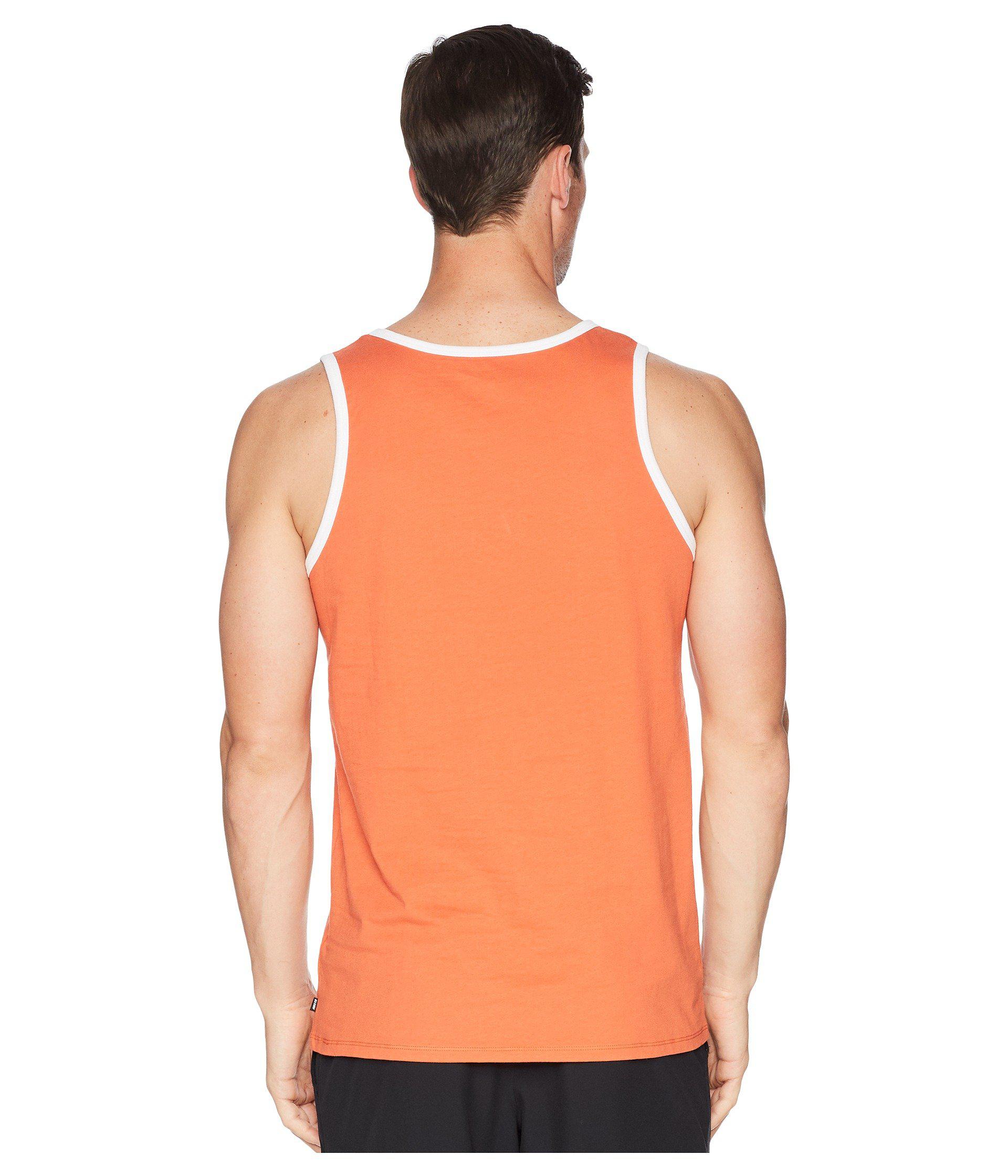Nike Cotton Sb Tank Top Ringer (white/black) Men's Sleeveless in Vintage  Coral/White (Orange) for Men | Lyst