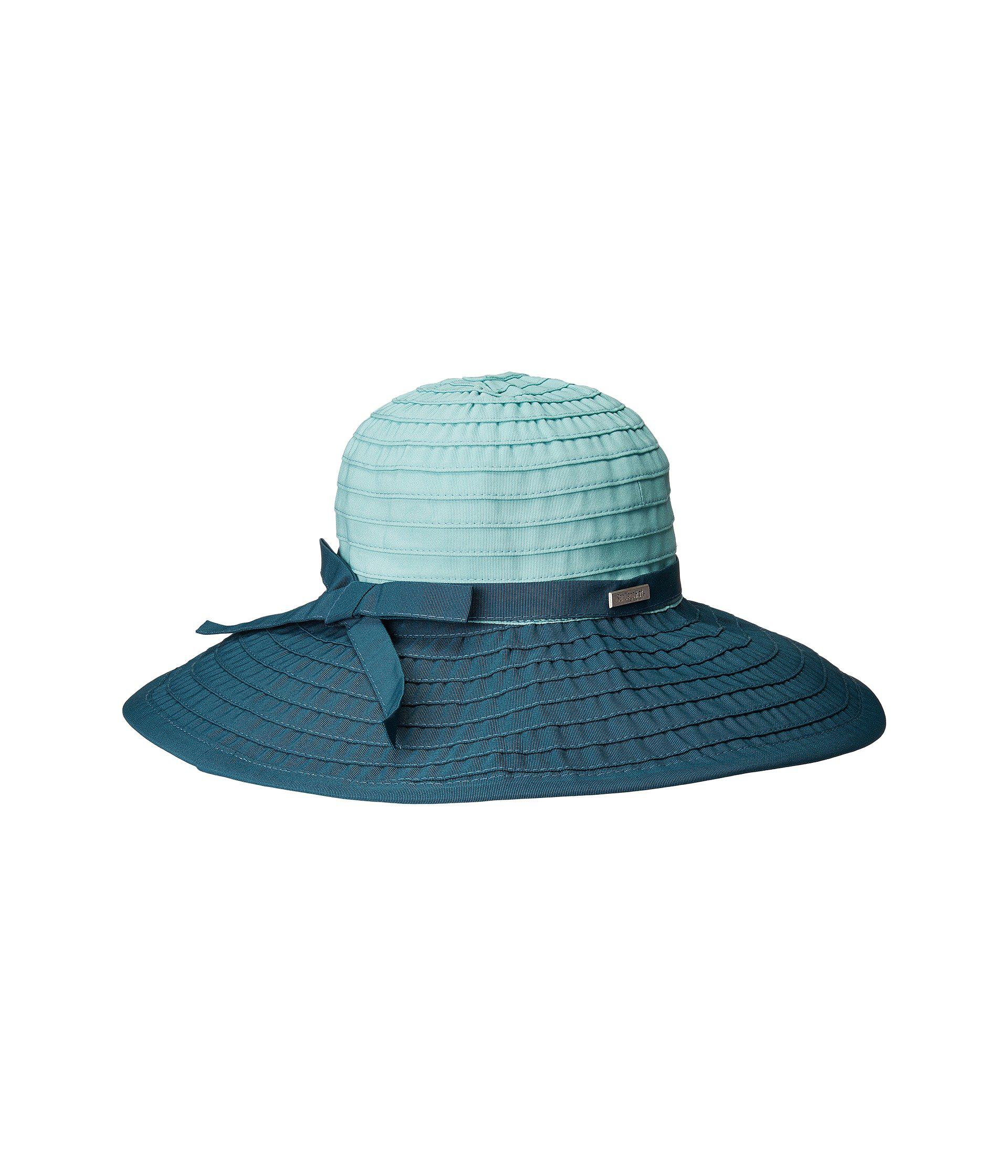 mint green floppy hat