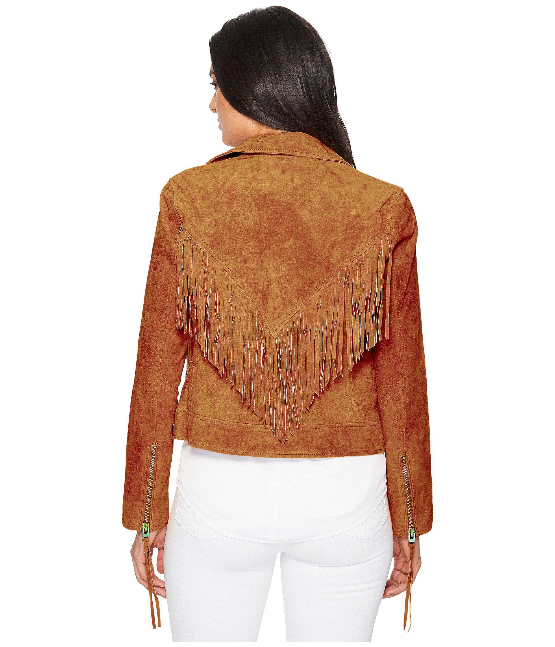 blank nyc fringe leather jacket