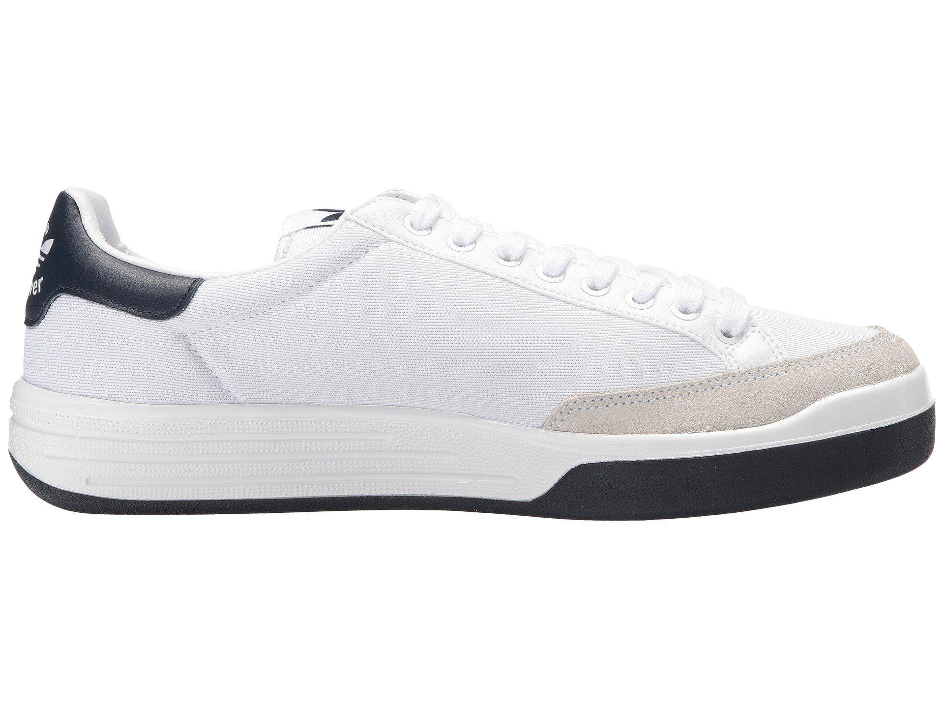 adidas Originals Suede Rod Laver Super (footwear White/footwear White/collegiate  Navy) Men's Tennis Shoes for Men | Lyst