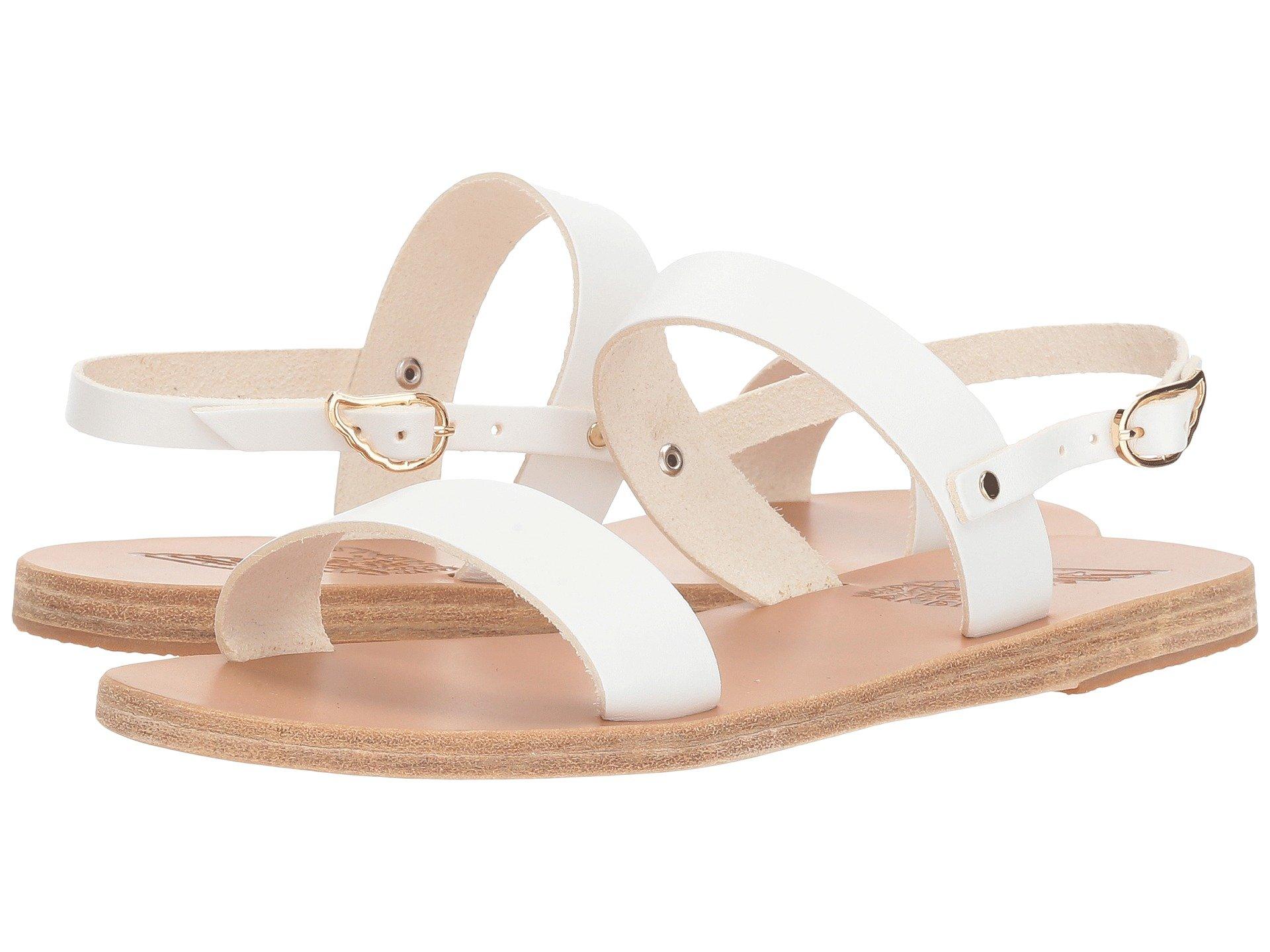 Ancient Greek Sandals Leather Clio in White - Save 30% - Lyst