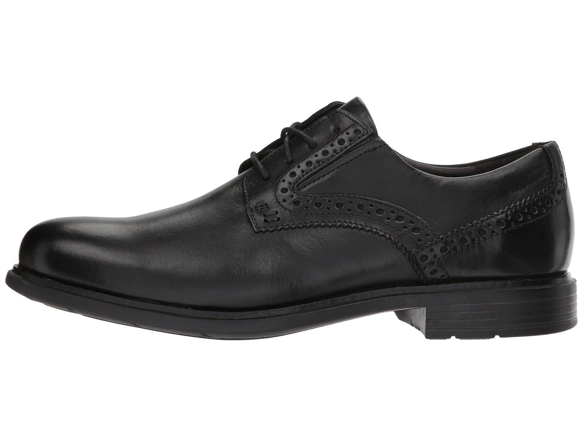 Rockport Leather Total Motion Classic Dress Plain Toe (black) Shoes for ...