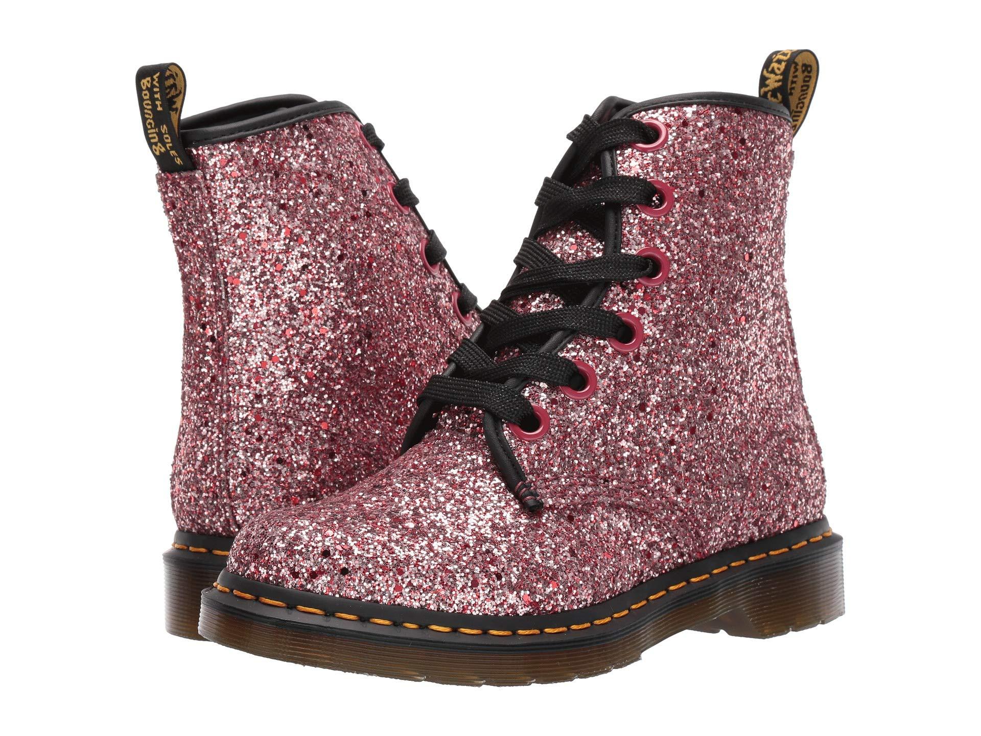 Dr. Martens Synthetic S 1460 Farrah Chunky Glitter Festival Fashion Ankle  Boots in Pink | Lyst