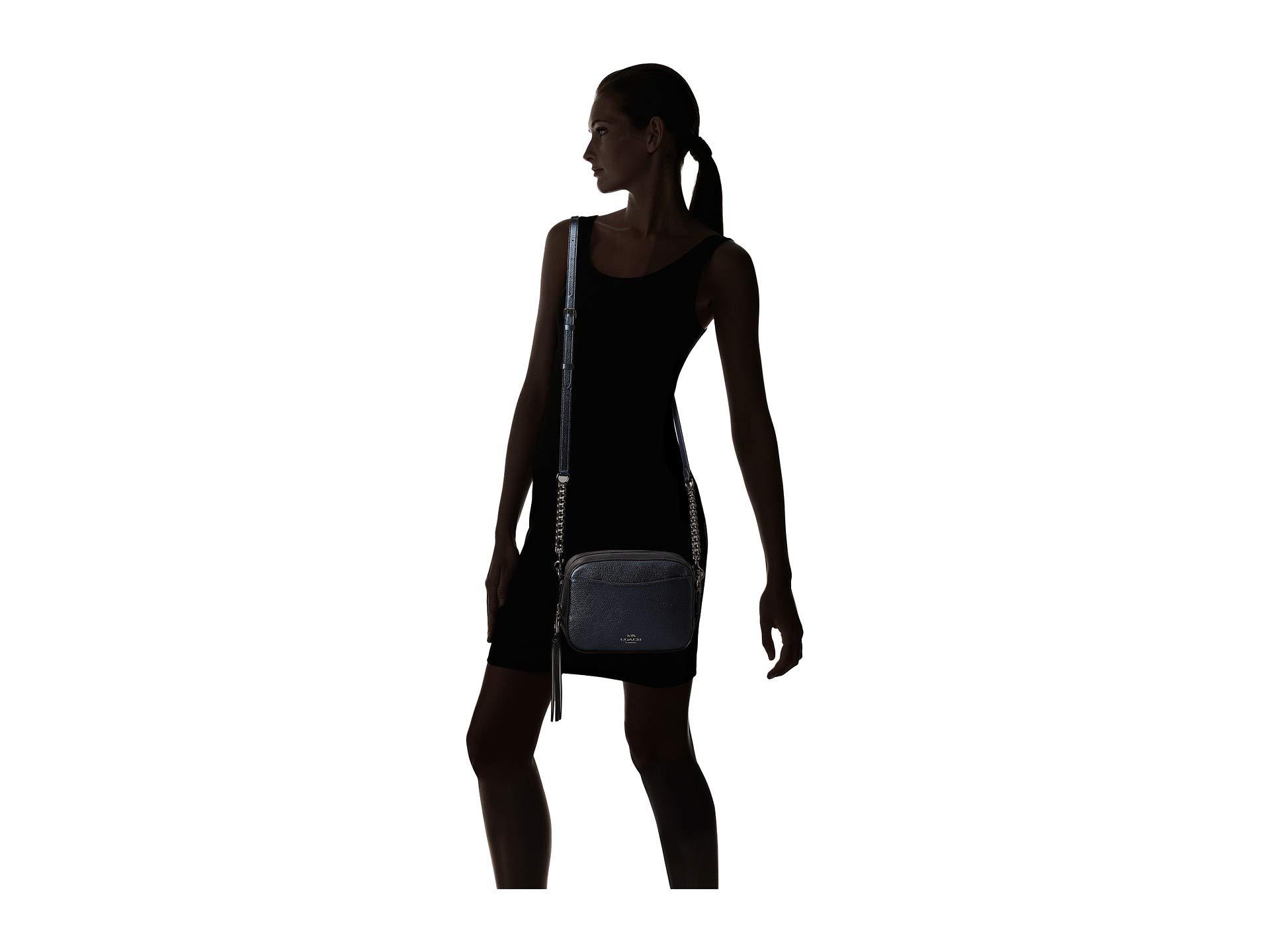 rose gold camera bag