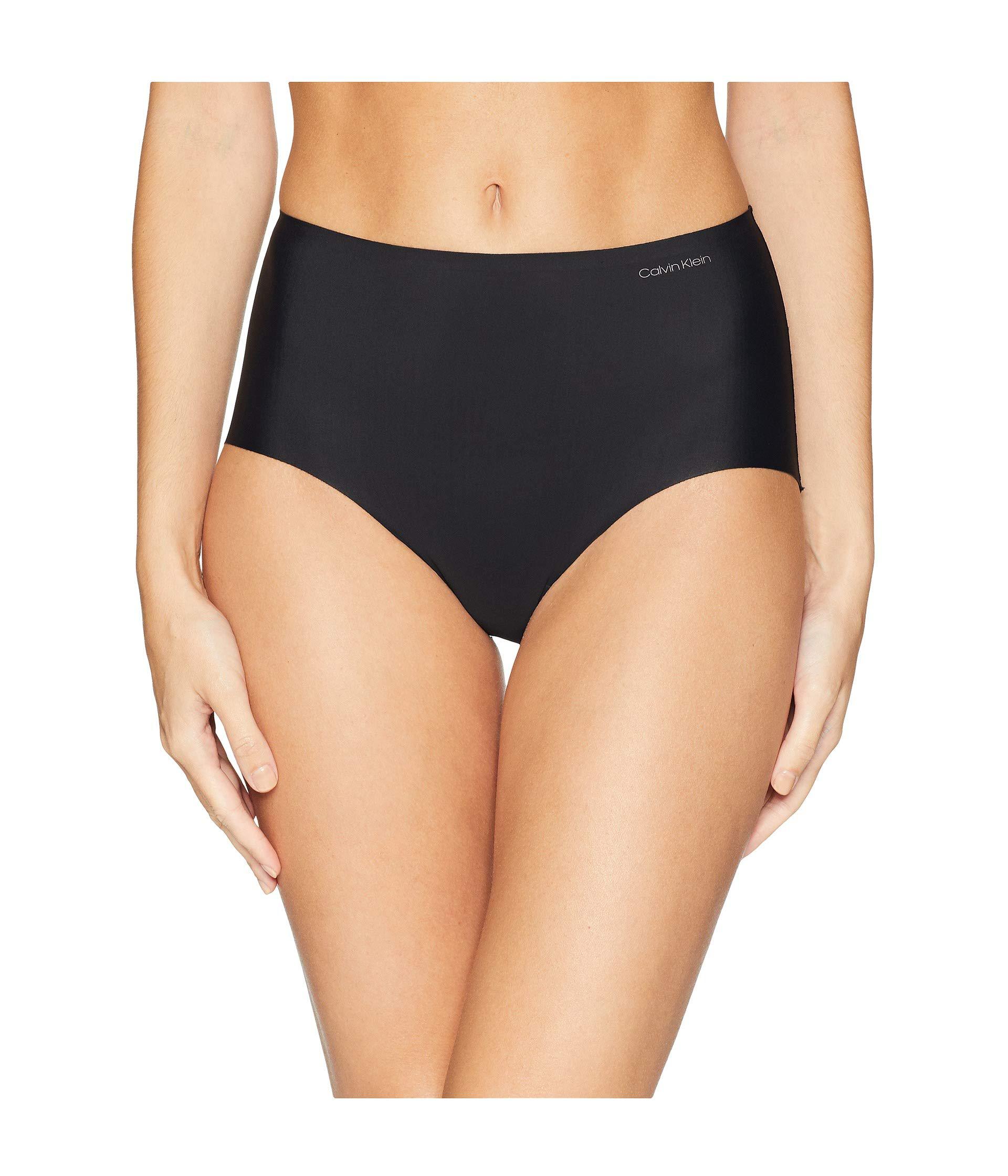 Klein Invisibles High-waisted Hipster Panty in Black | Lyst