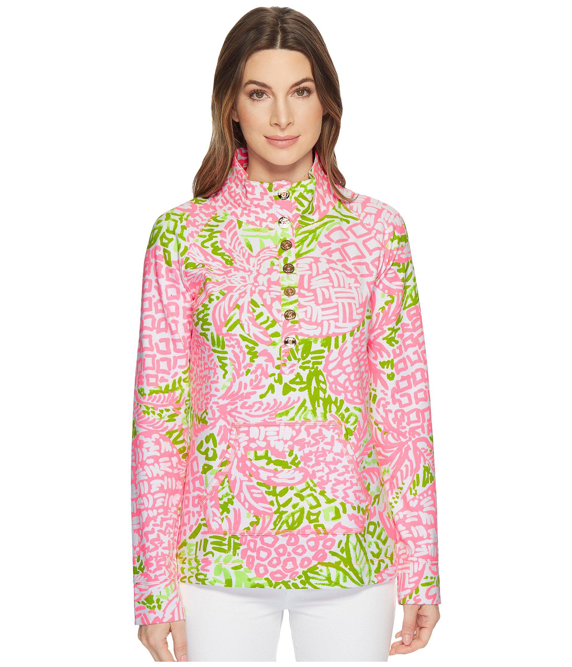 Lilly Pulitzer Cotton Upf 50+ Captain Popover (pink Sunset Home Slice ...