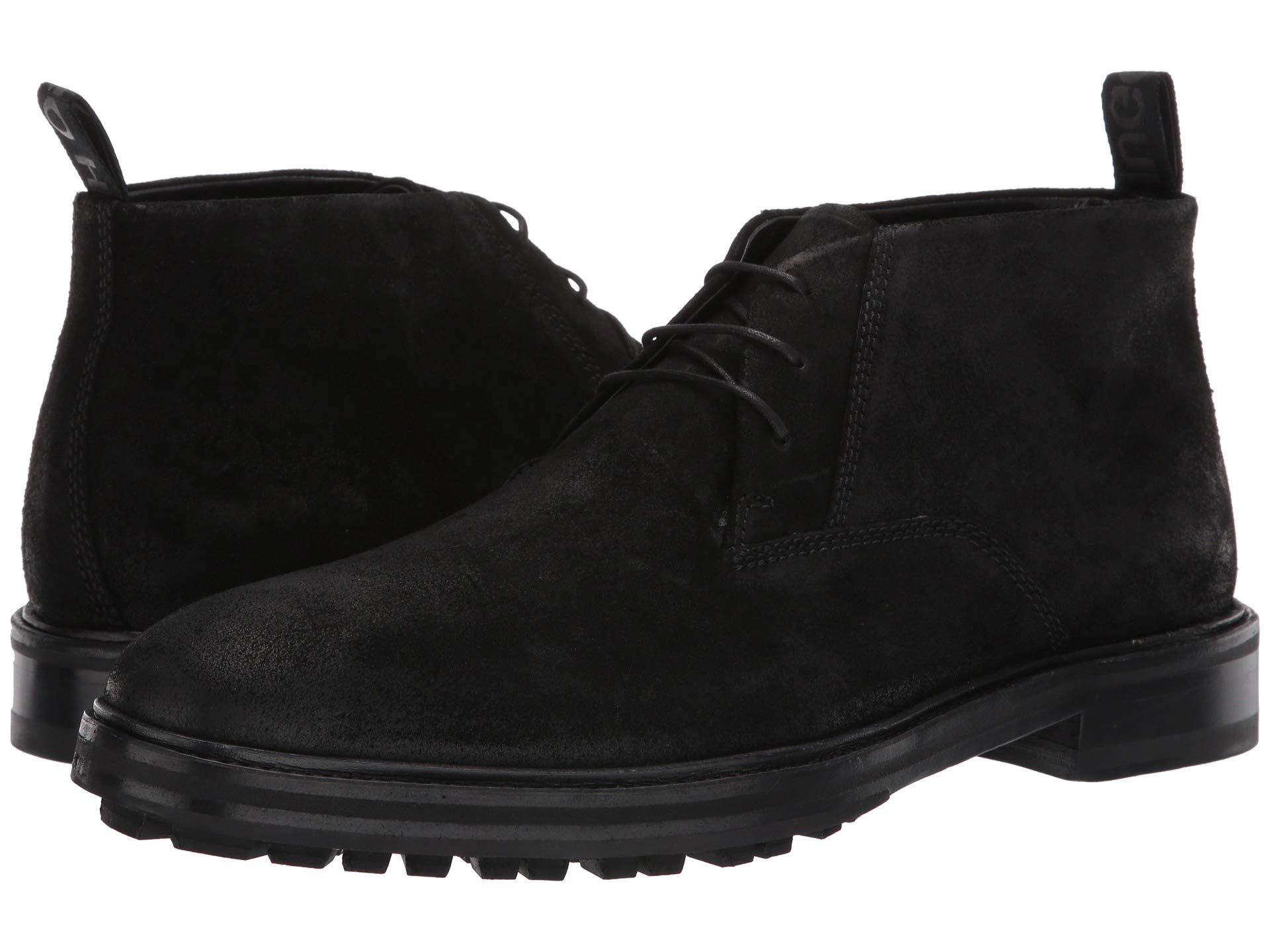 BOSS by Hugo Boss Bohemian Suede Chukka By Hugo (black) Boots for Men - Lyst