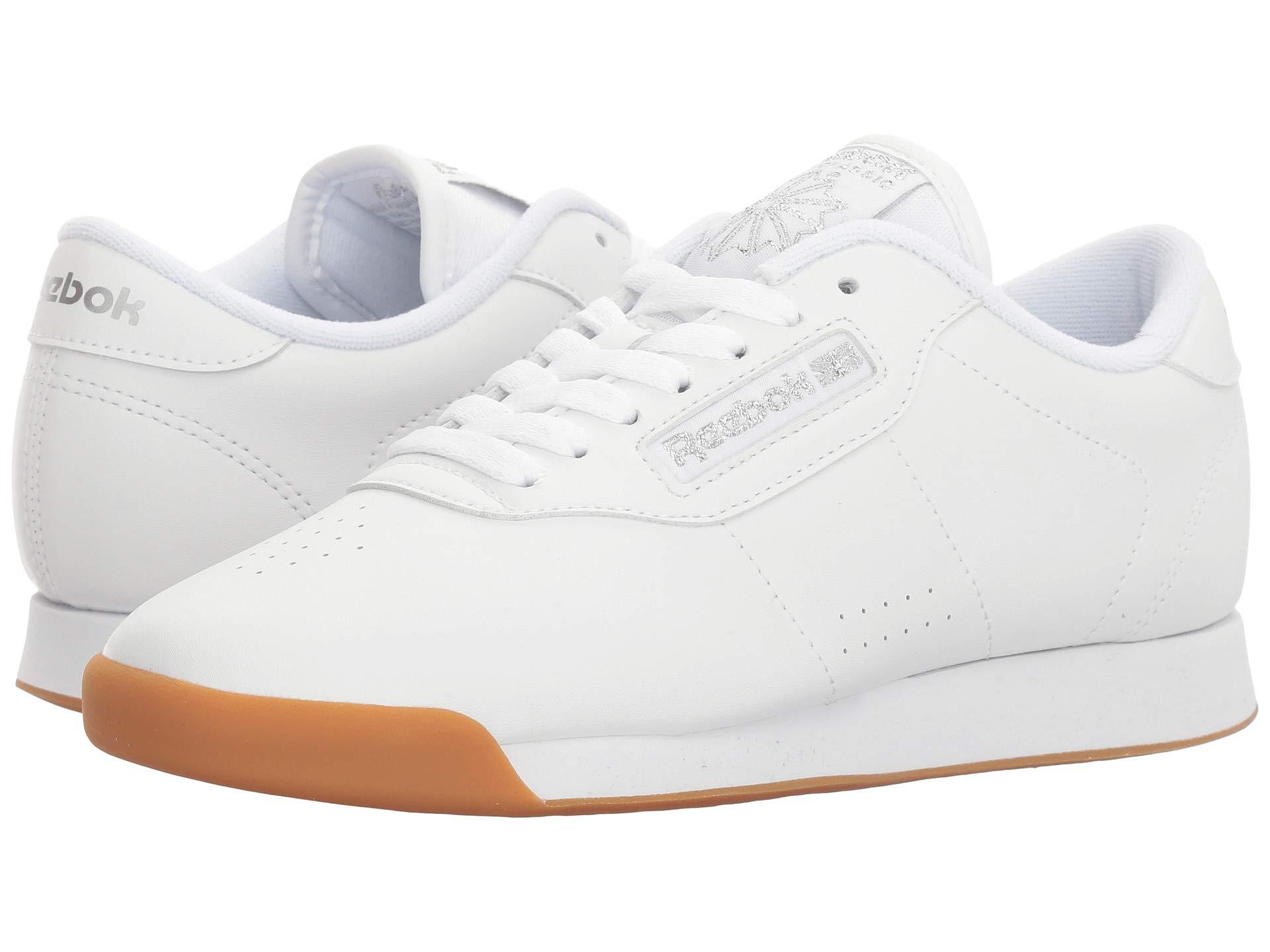 princess reebok white