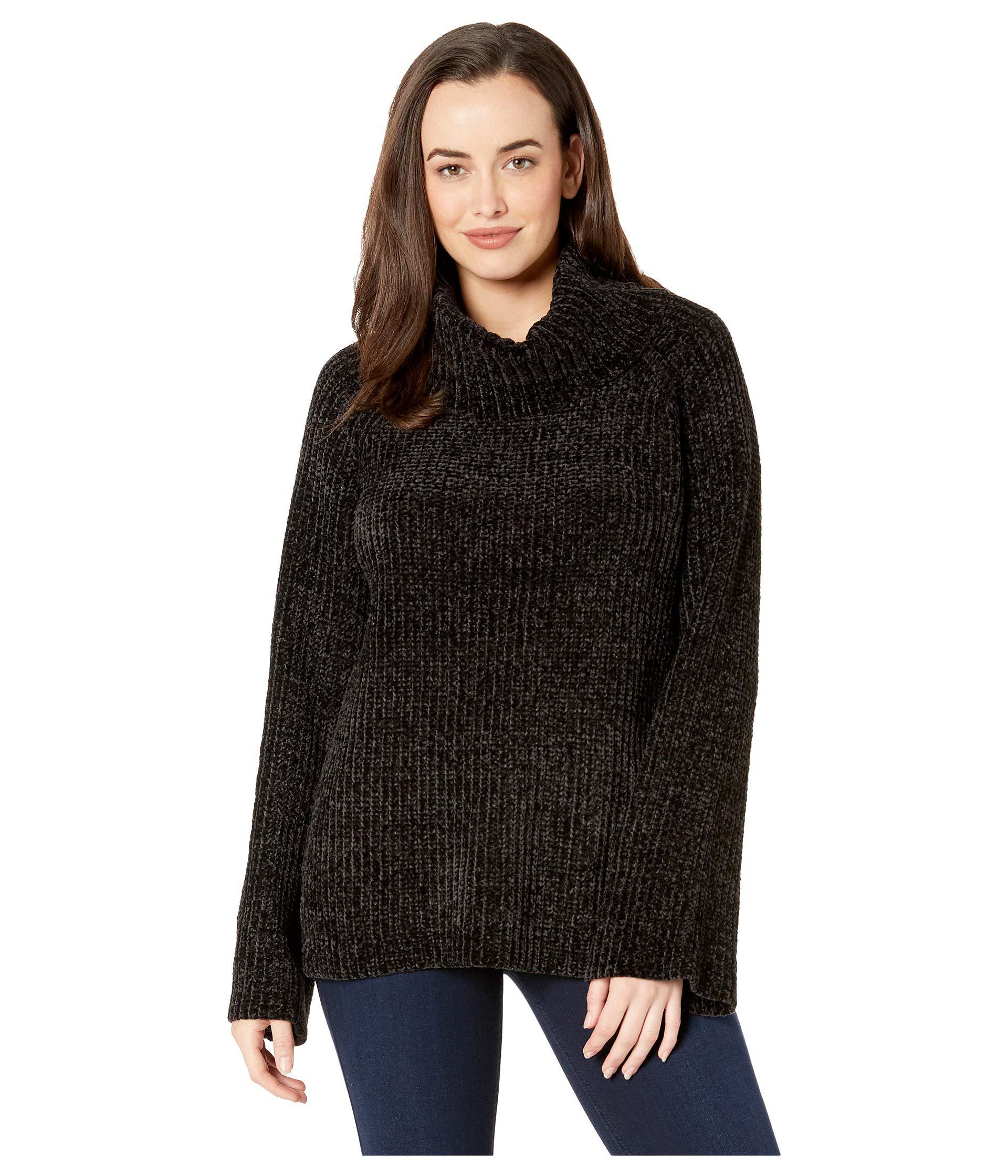 Lucky Brand Synthetic Chenille Cowl Neck Sweater (lucky Black) Sweater